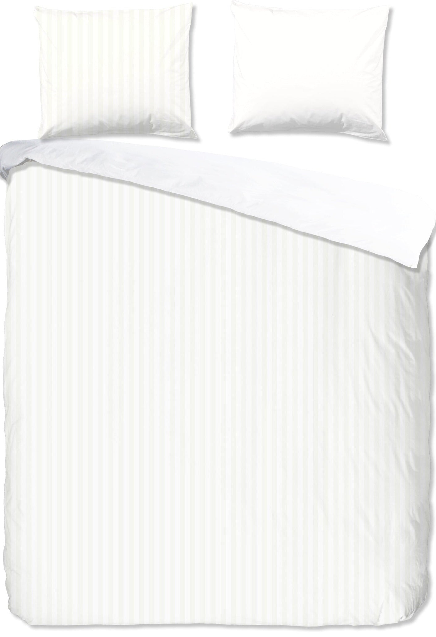 Descanso Dekbedovertrek Satijn Hotel Sevilla - White