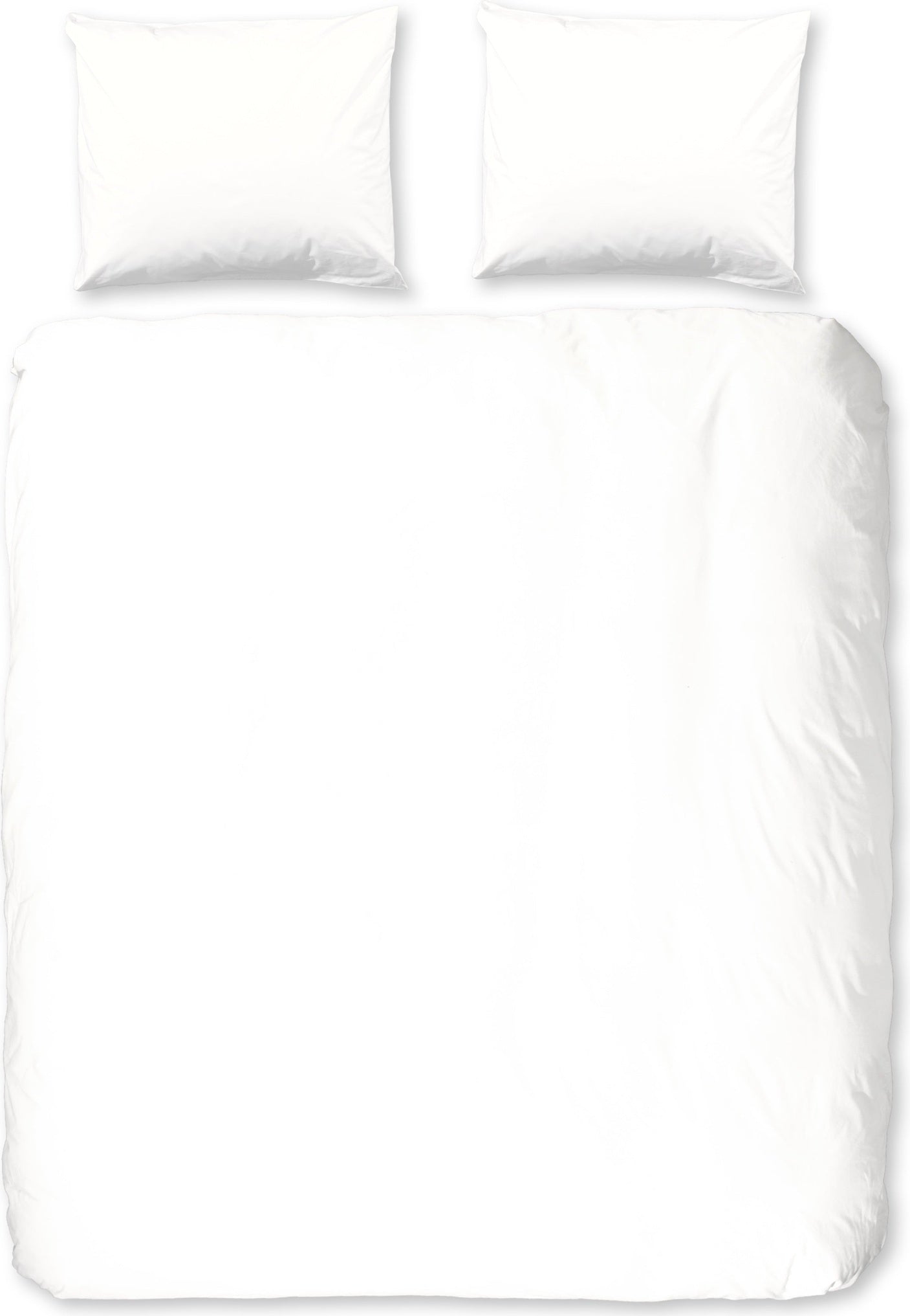 Good Morning Dekbedovertrek Katoen Uni - White