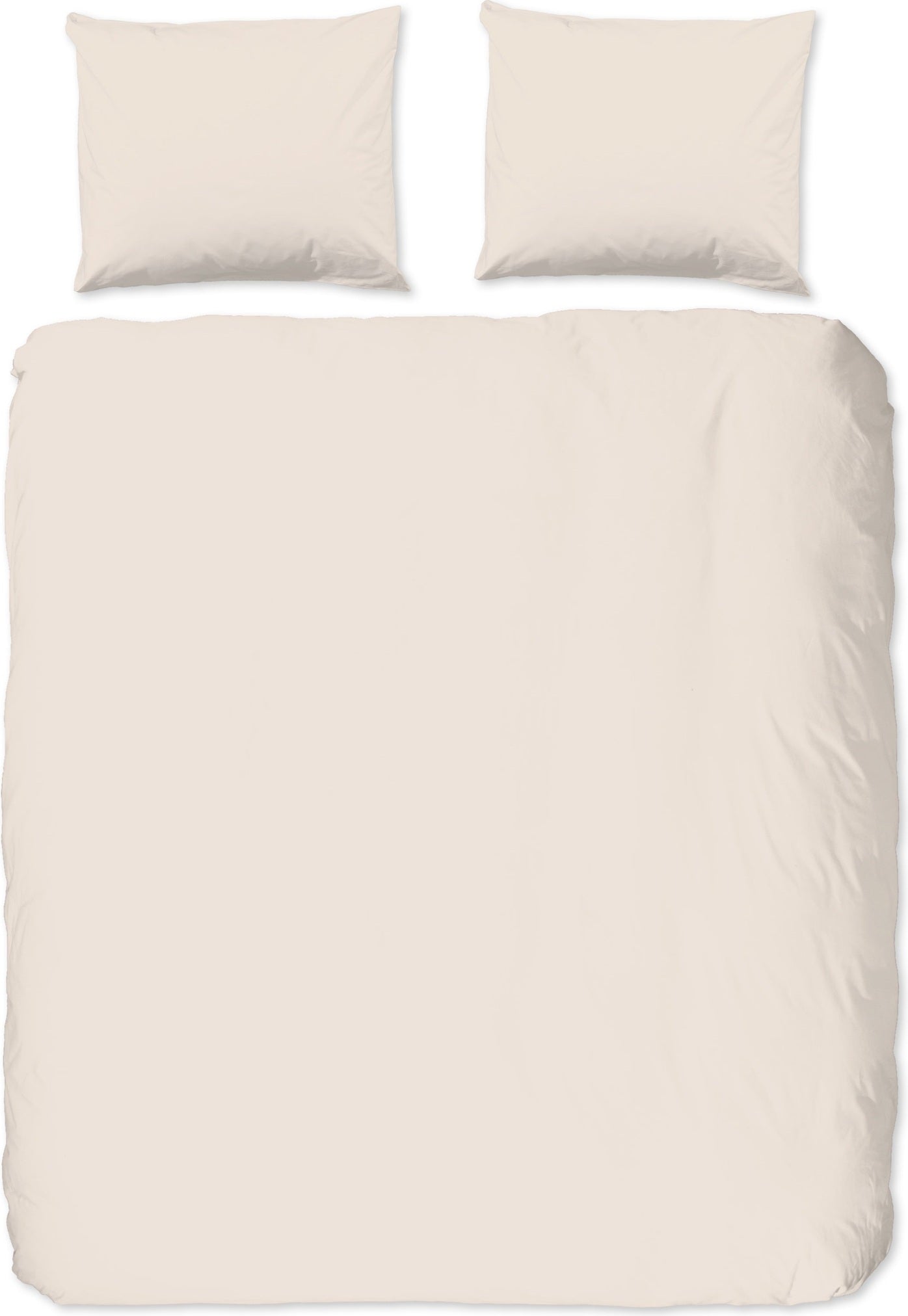 Good Morning Dekbedovertrek Katoen Uni - Sand