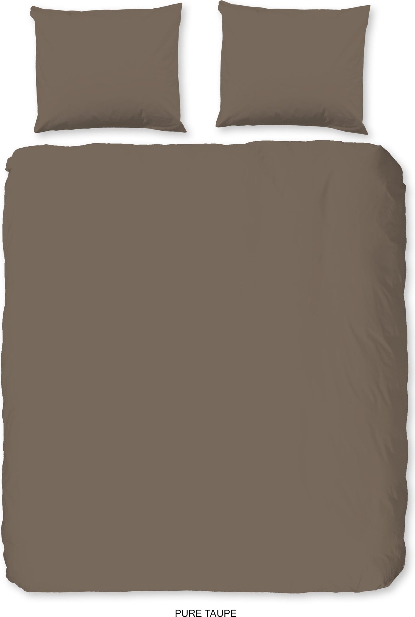 Pure Dekbedovertrek Microfiber Uni - Taupe