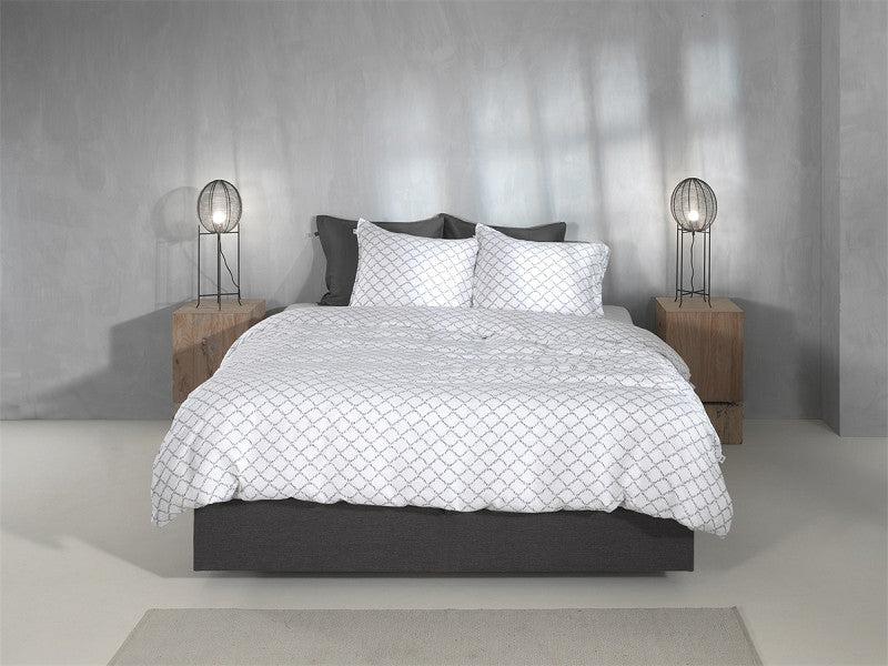 Zo Home Bettbezug Satin Linea di Satinado Weiß