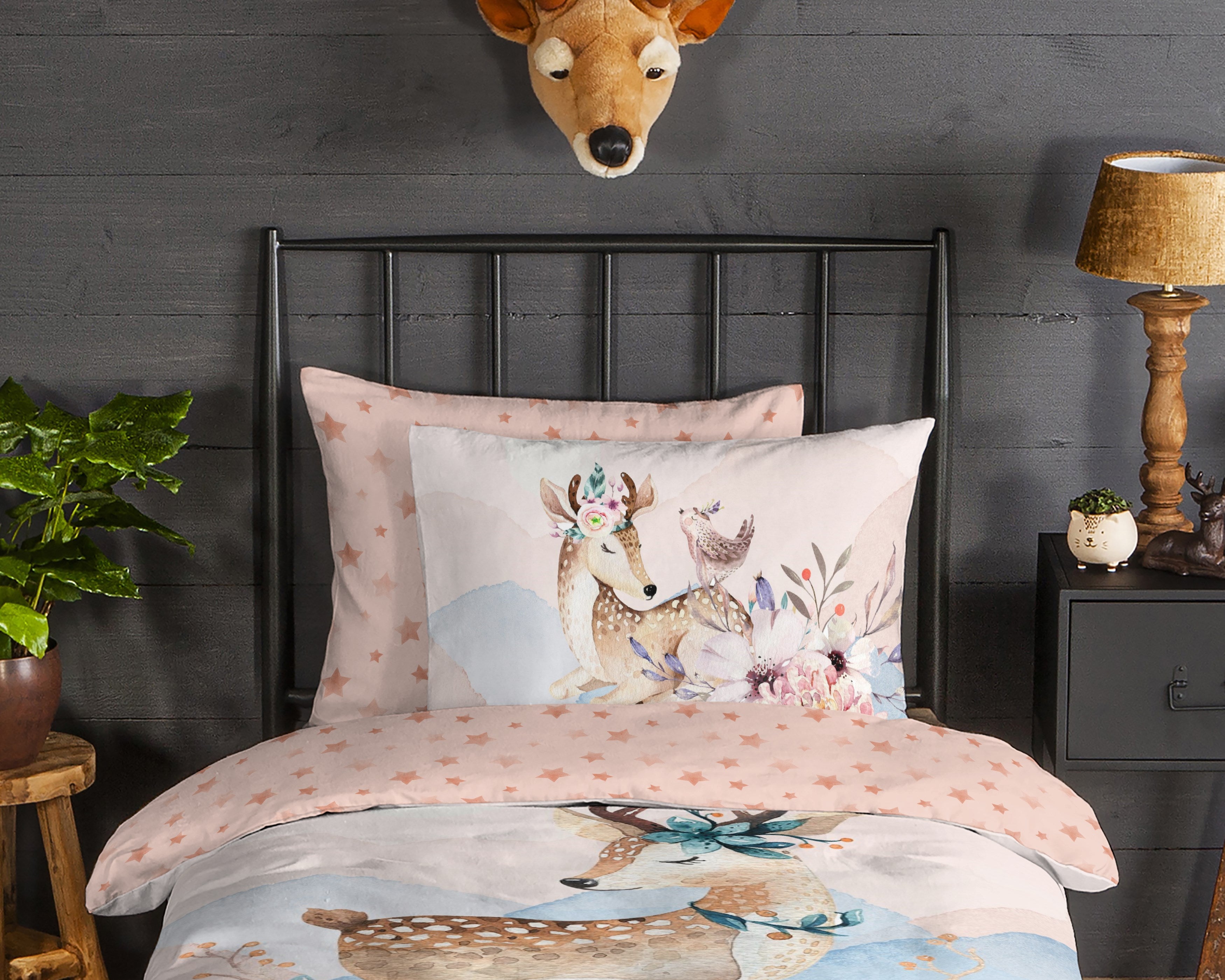 Good Morning Housse de couette Flanelle Josy Multi