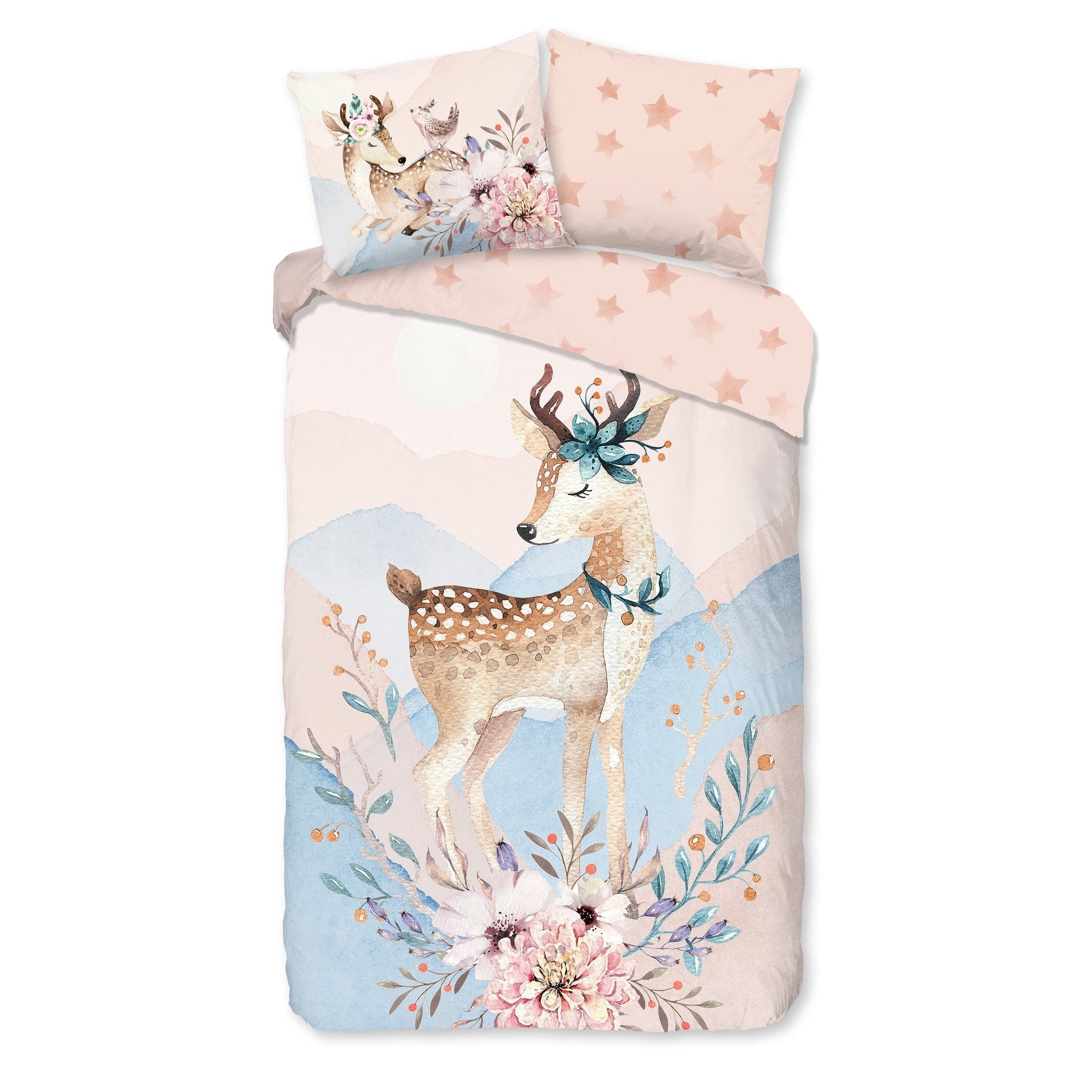 Good Morning Housse de couette Flanelle Josy Multi