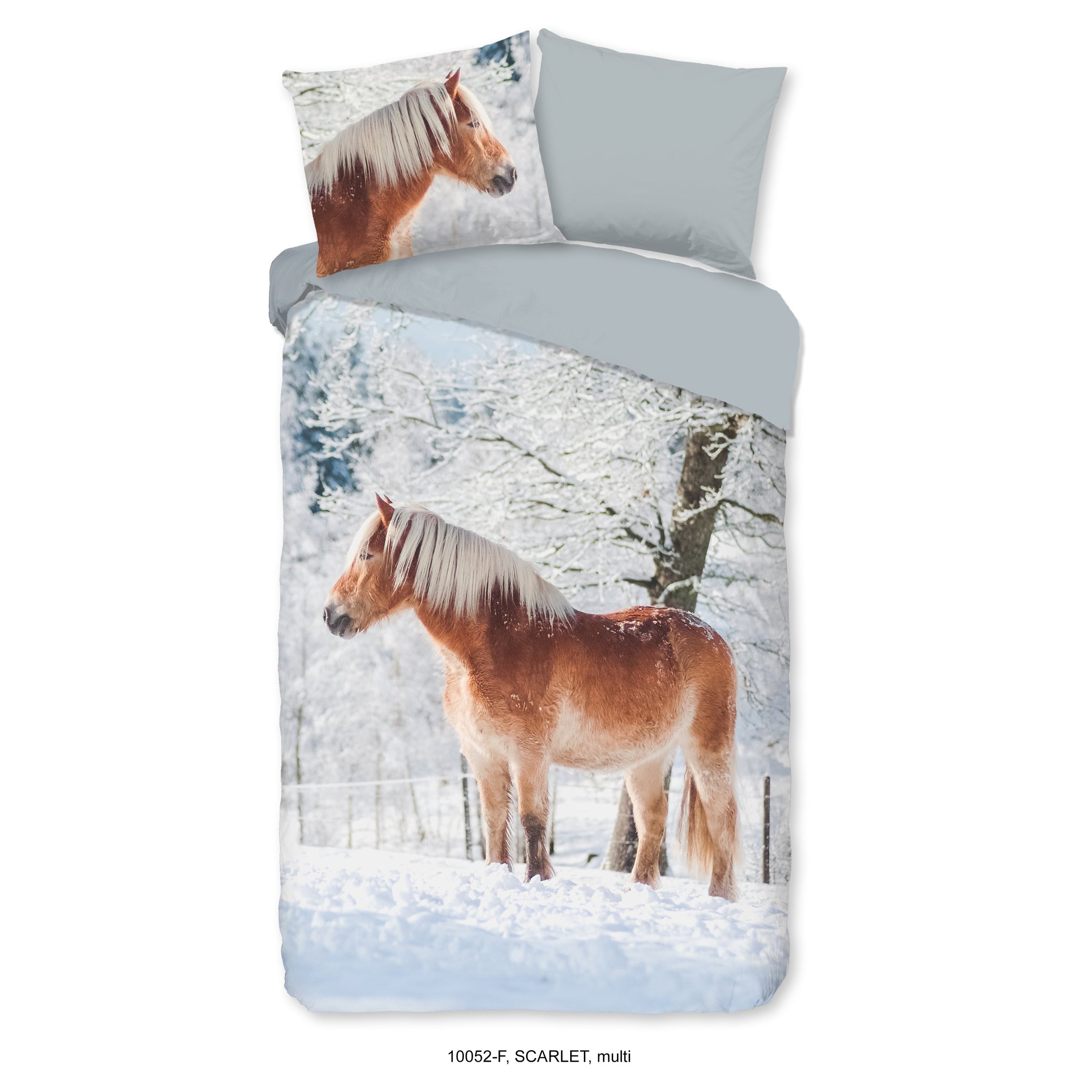Good Morning Housse de couette Flanelle Scarlet Multi