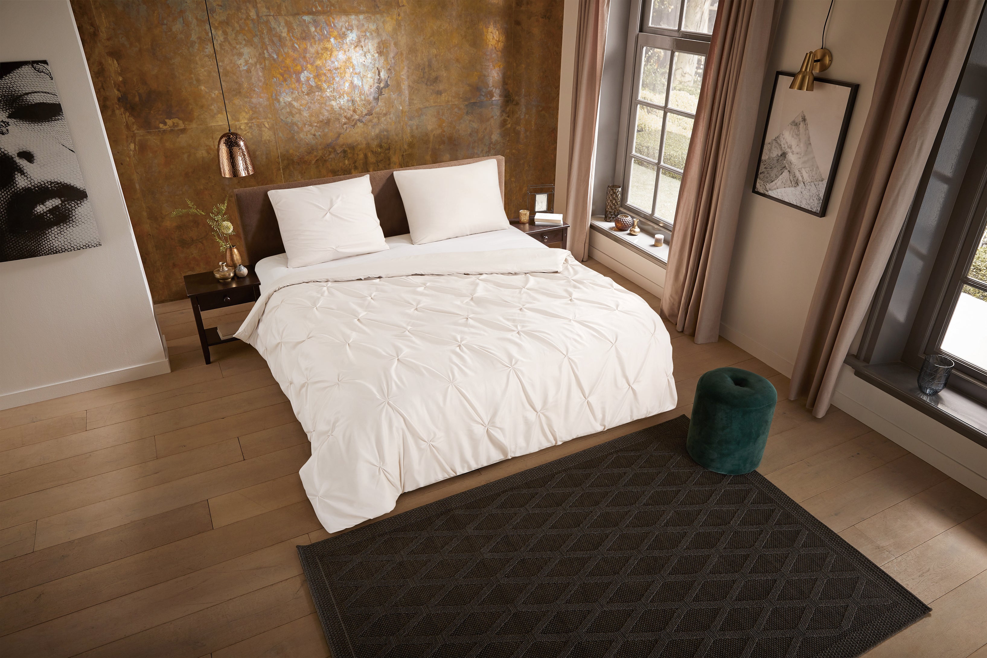 Pure Bettbezug Mikrofaser Elegance - Sand