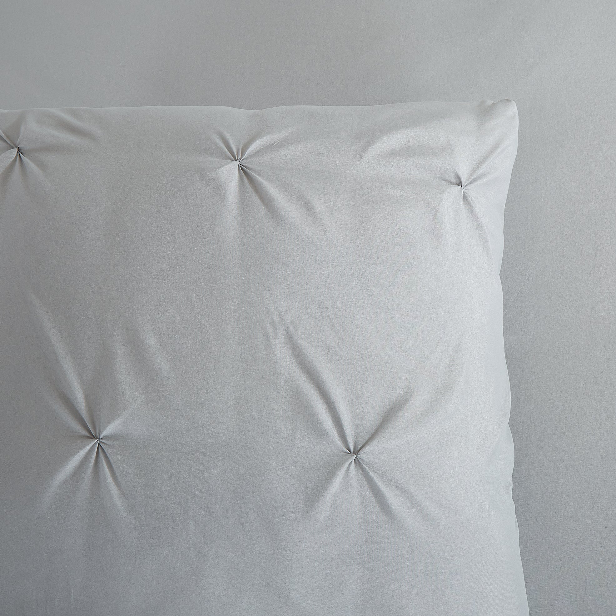 Housse de couette Pure Microfibre Élégance - Argent