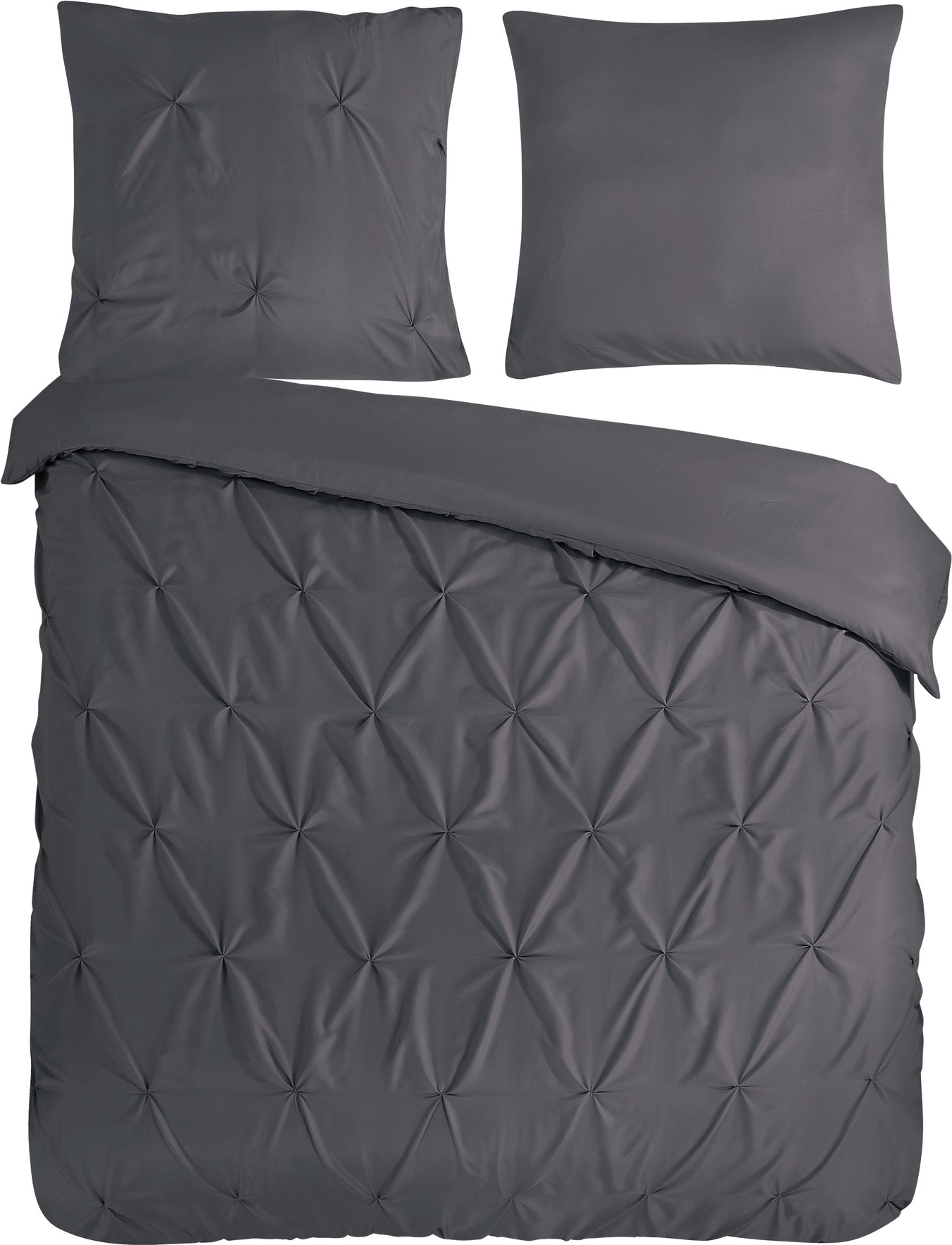 Pure Dekbedovertrek Microfiber Elegance - Anthracite