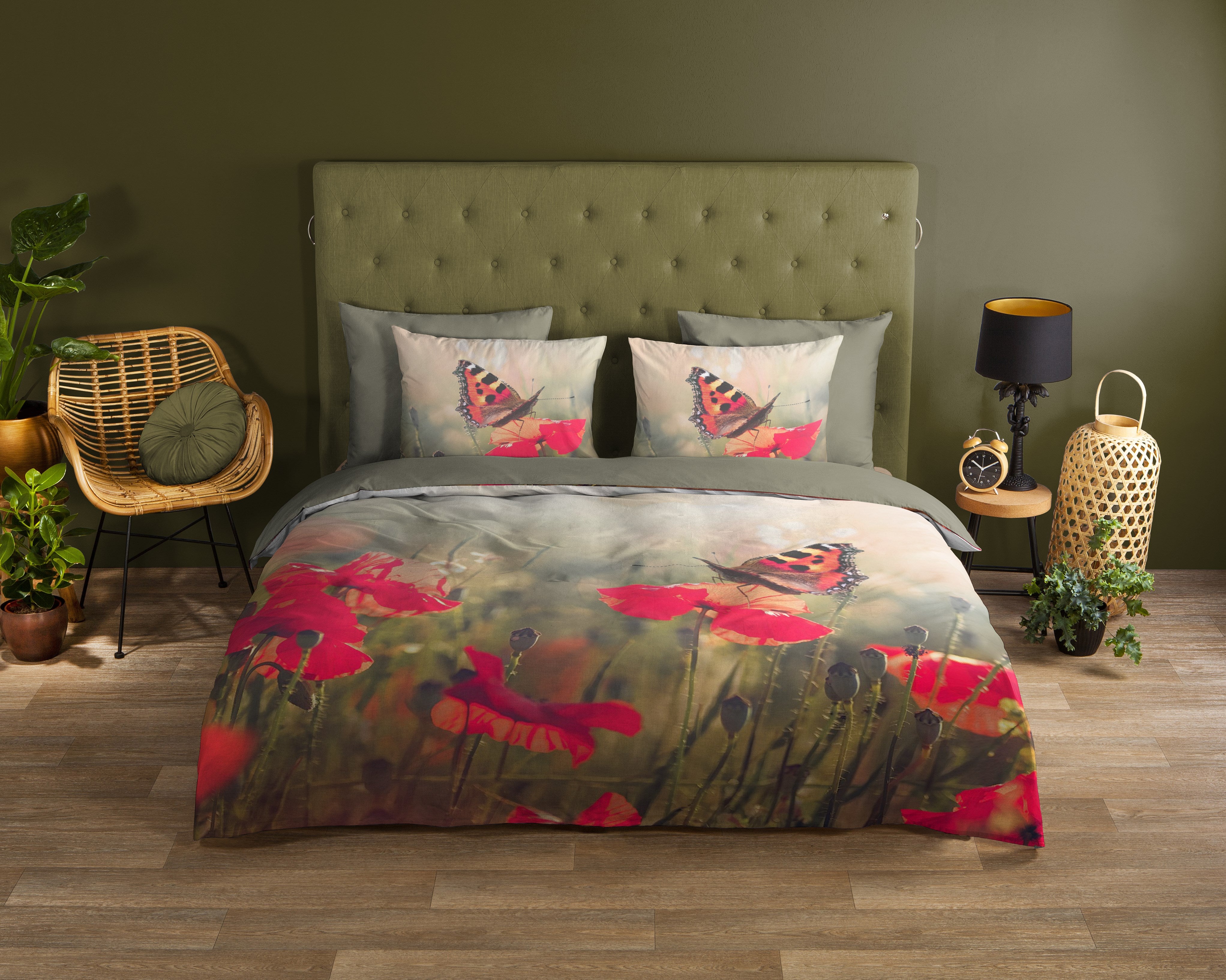 Good Morning Bettbezug Baumwolle Poppies - Multi