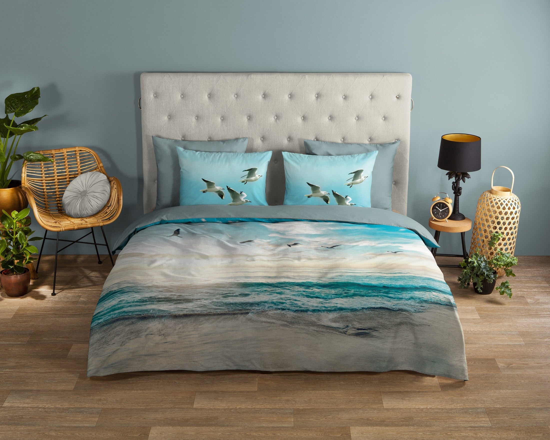 Good Morning Dekbedovertrek Katoen Brisa - Aqua