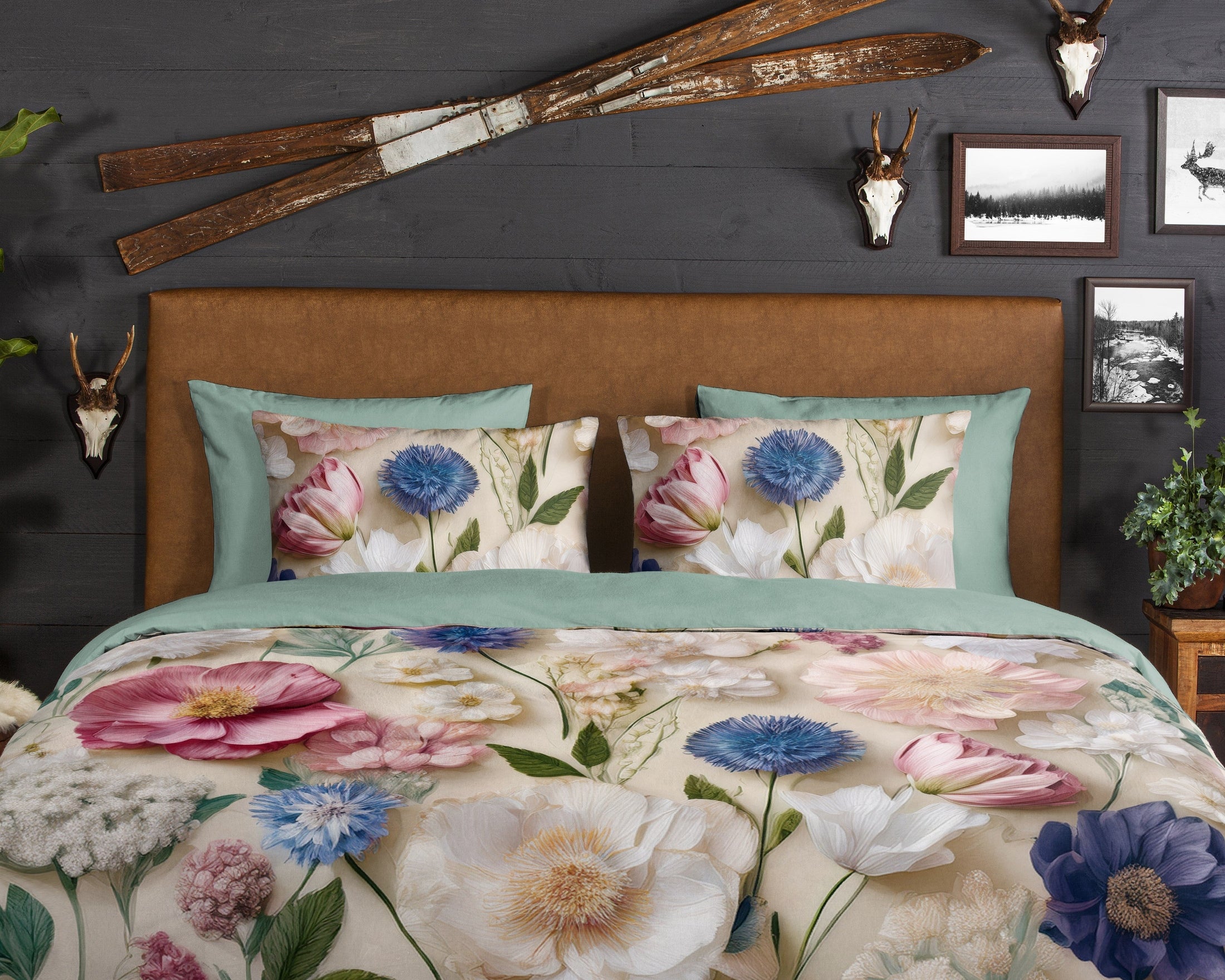 Good Morning Dekbedovertrek Flanel Zelma - Sand