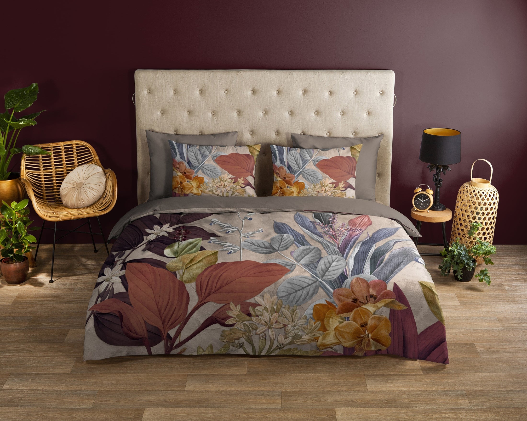 Good Morning Dekbedovertrek Katoen Bailey - Sand