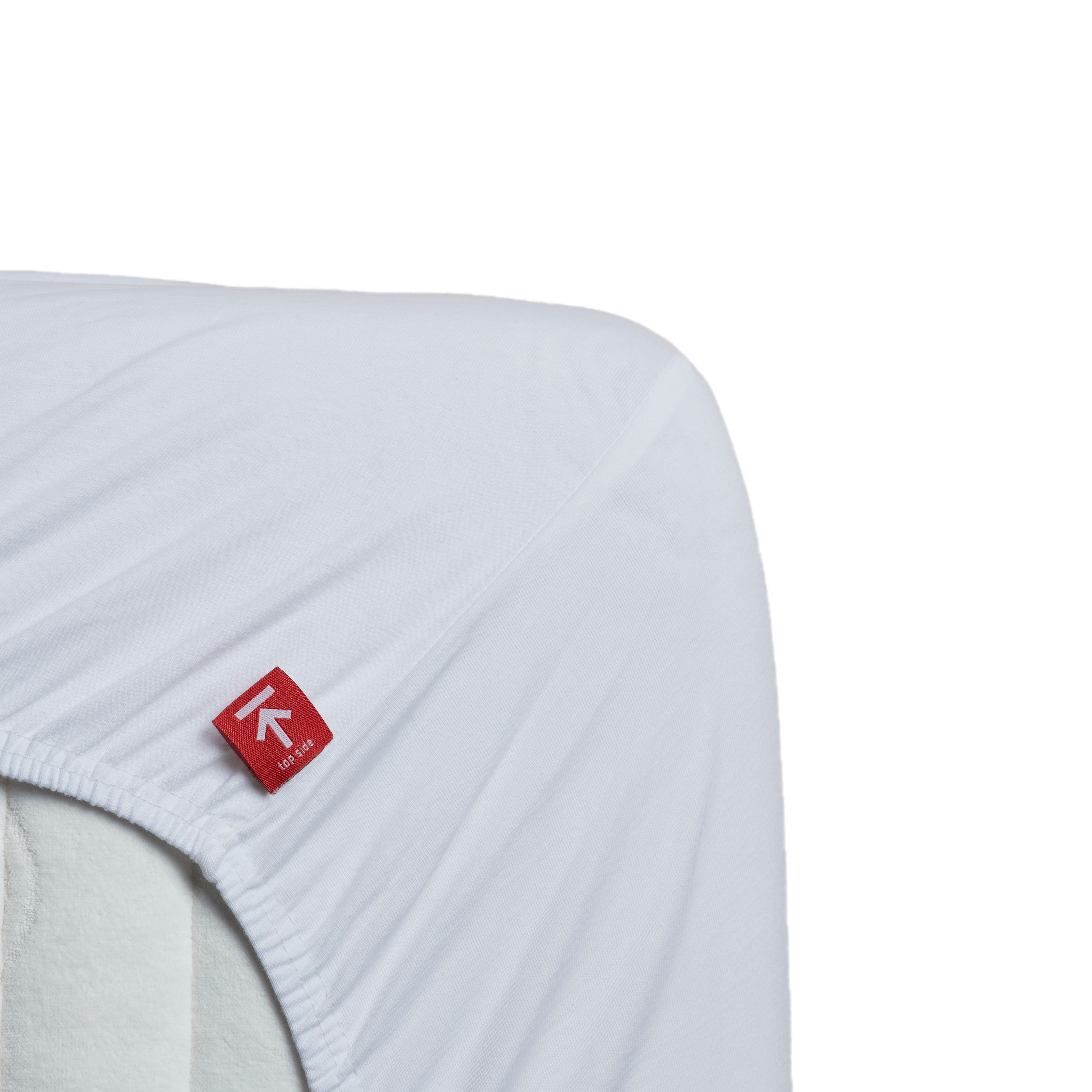 Beddinghouse split topper hoeslaken jersey Wit #maat_160 x 200/220 cm