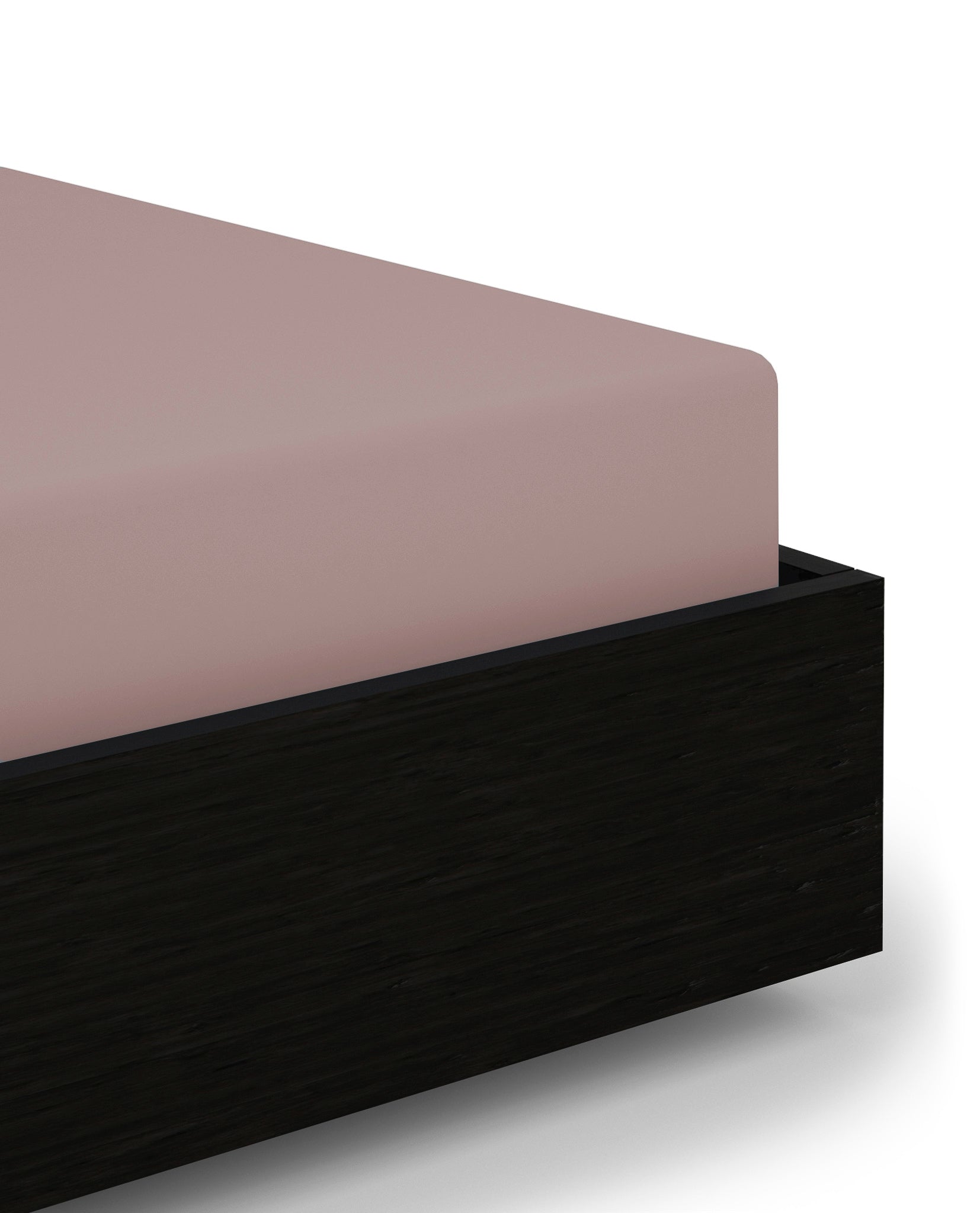 Heckettlane hoeslaken Elementi Canyon Rose satijn
