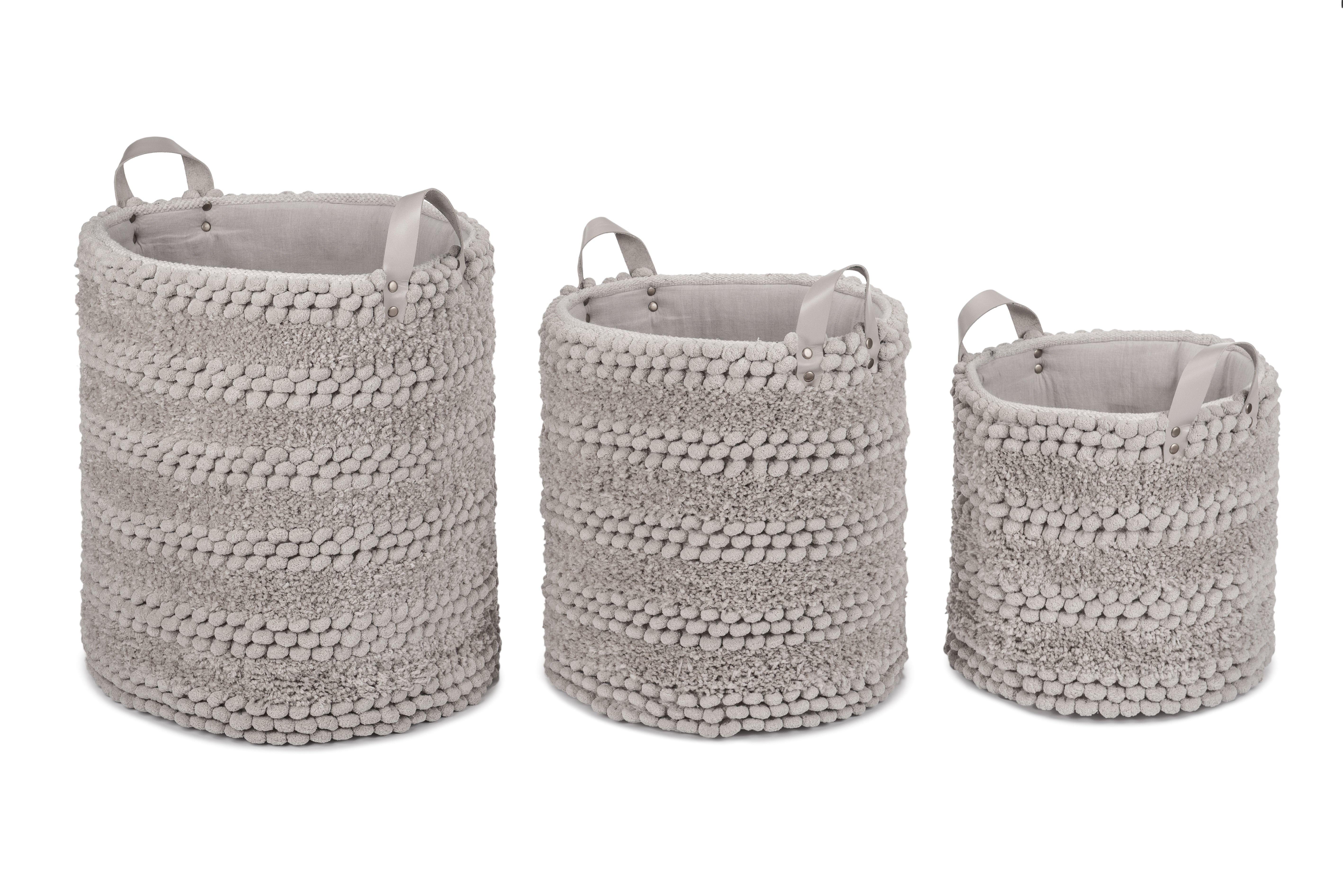 Heckettlane wasmand Roberto Light Grey