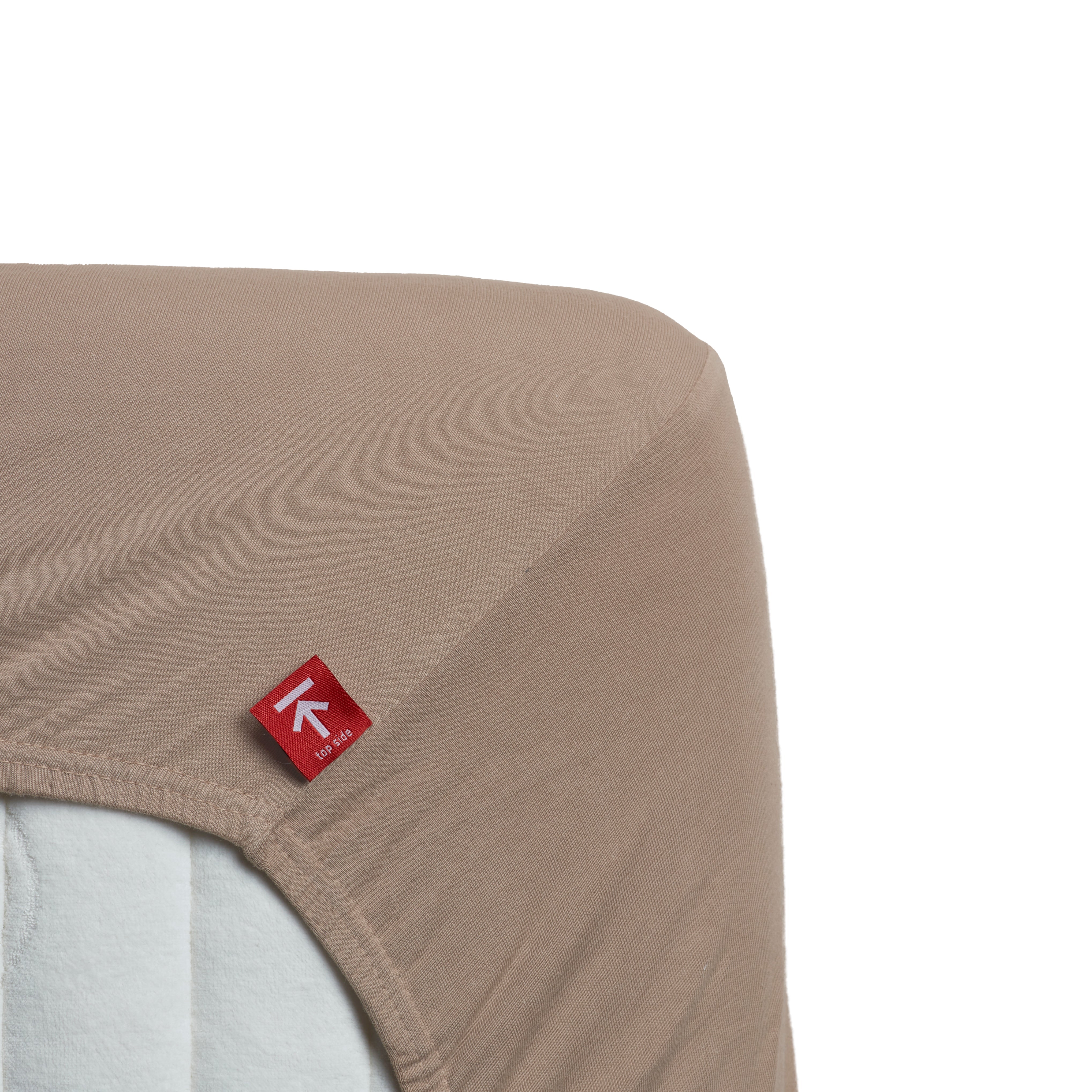 Beddinghouse topper hoeslaken jersey stretch Taupe #maat_140 x 200/220 cm