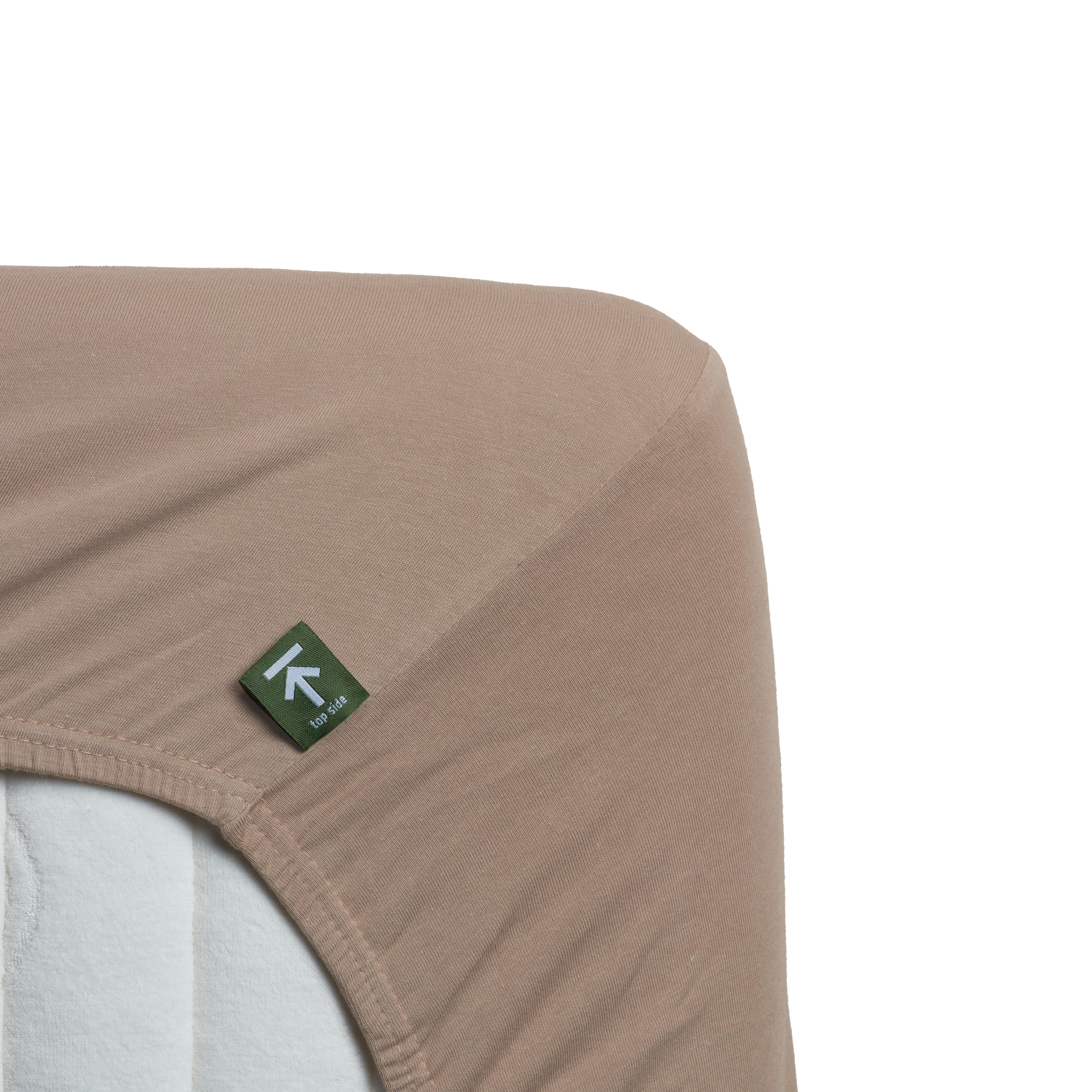 Beddinghouse topper hoeslaken jersey stretch Taupe #maat_180 x 200/220 cm