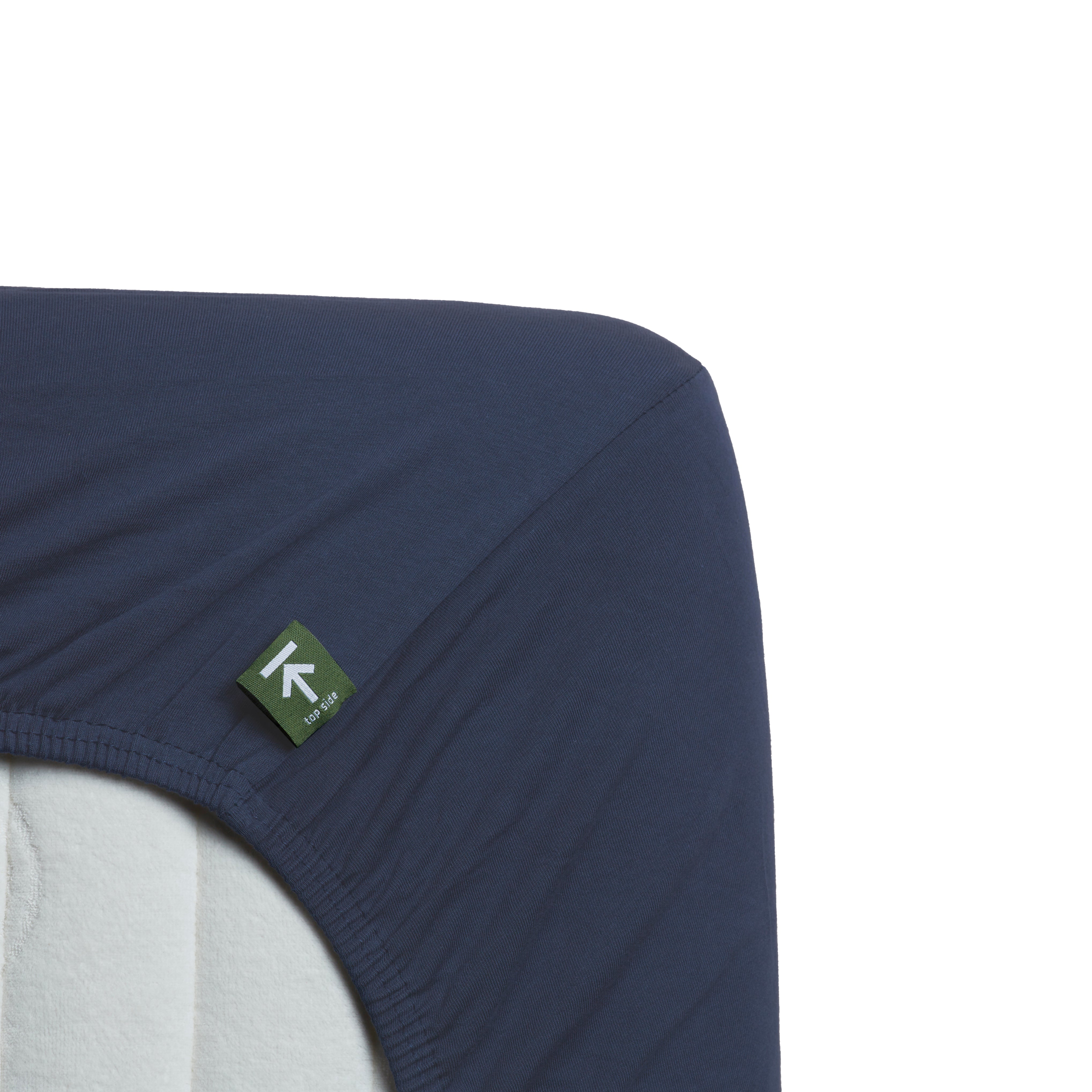 Beddinghouse split topper hoeslaken jersey stretch Indigo #maat_180 x 200/220 cm
