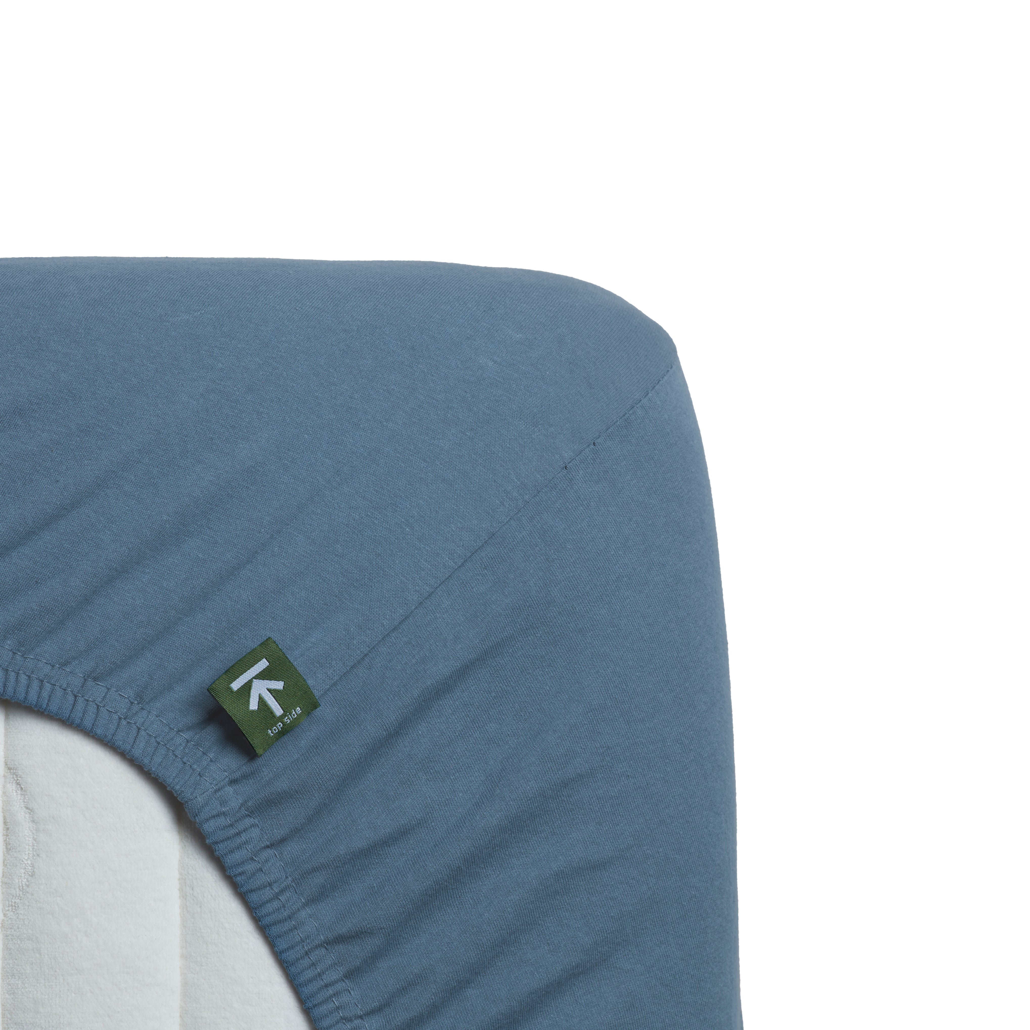Beddinghouse split topper hoeslaken jersey Blauw #maat_180 x 200/220 cm
