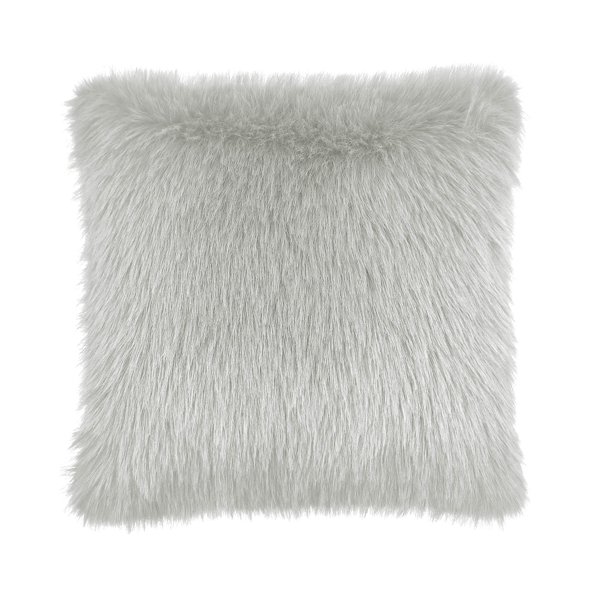 Heckettlane sierkussen Perle Silver Grey imitatiebont