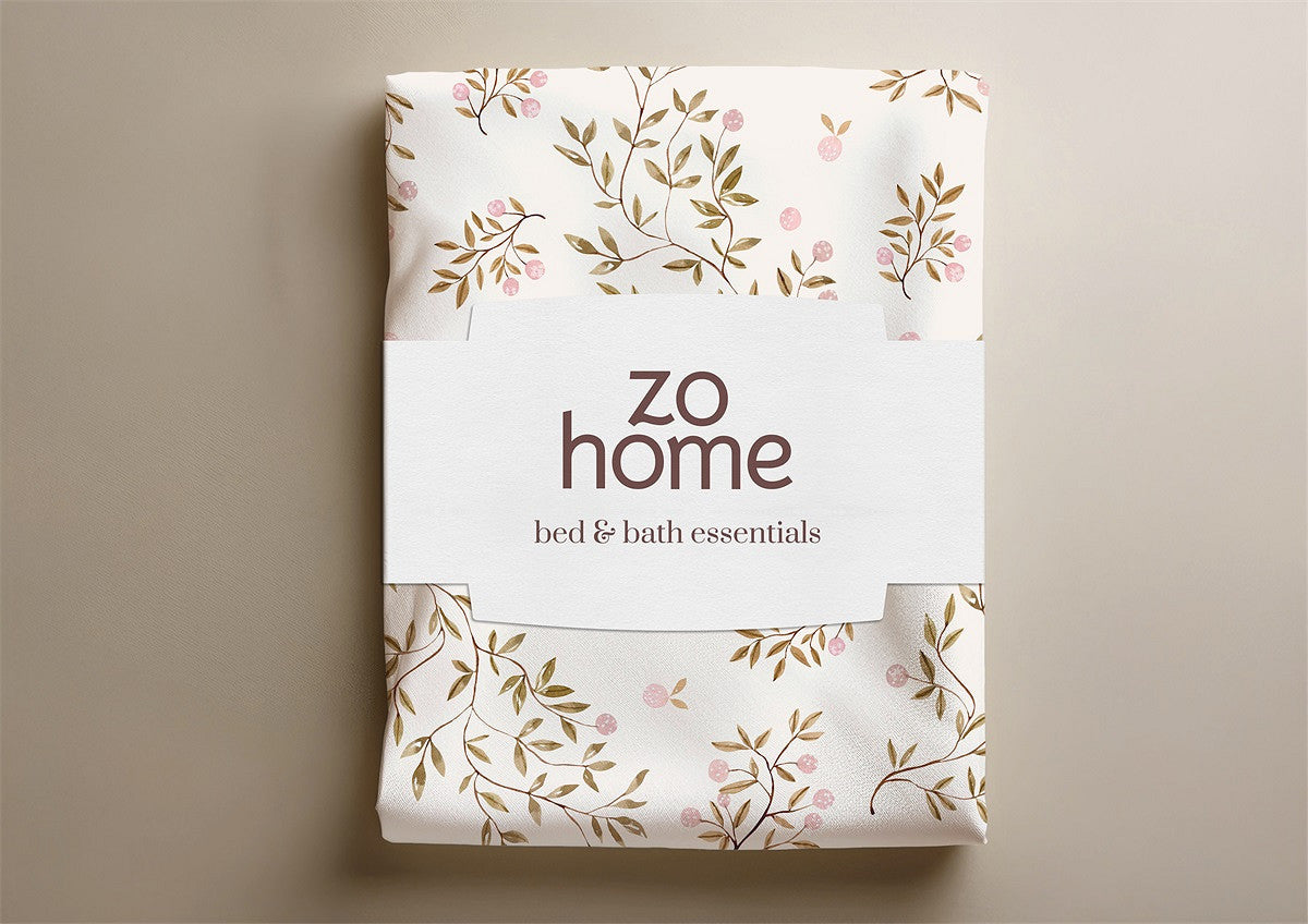 Zo Home Dekbedovertrek Katoen Fico Warm Sand