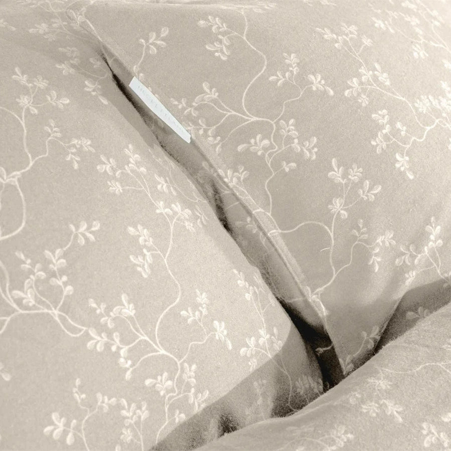 Housse de couette en flanelle Heckettlane Alloro Desert Sand