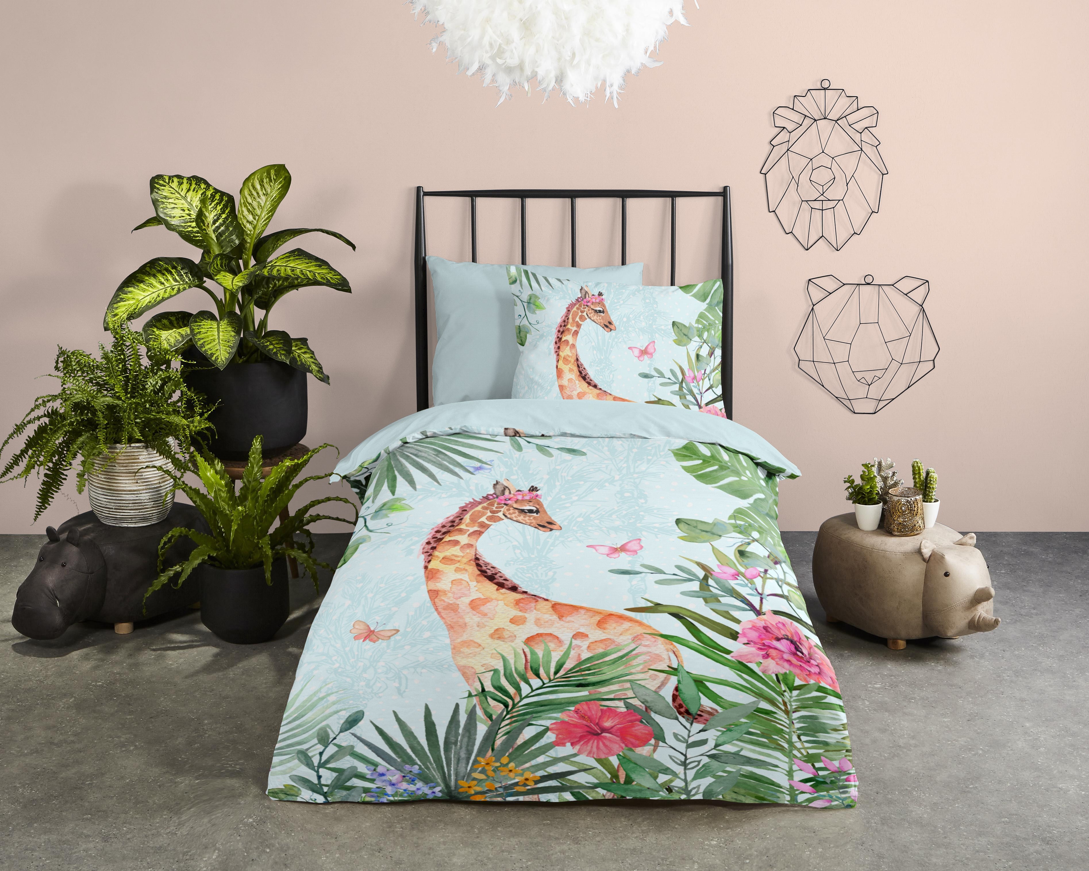 Good Morning Bettbezug Baumwolle Desiree Aqua