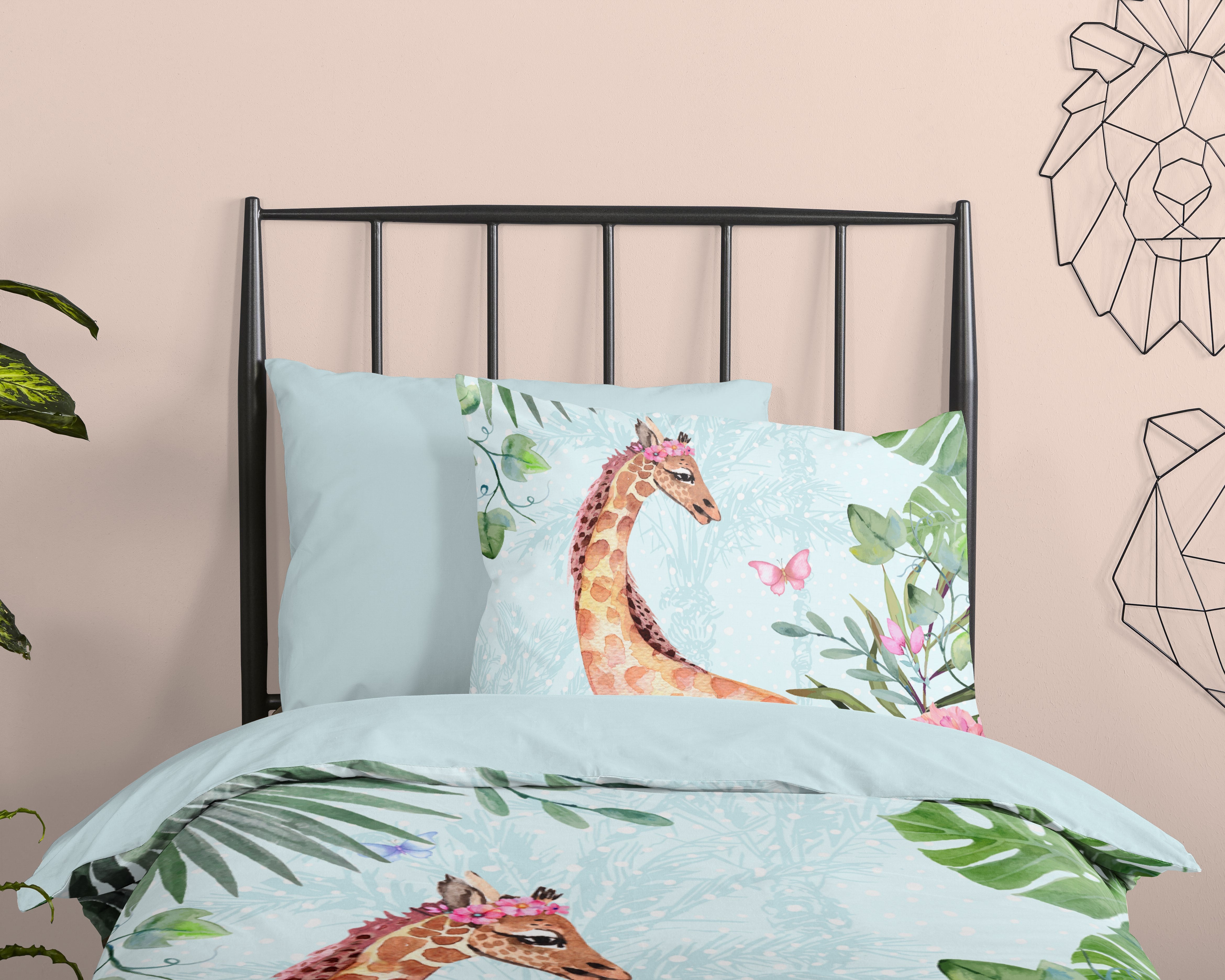 Good Morning Bettbezug Baumwolle Desiree Aqua