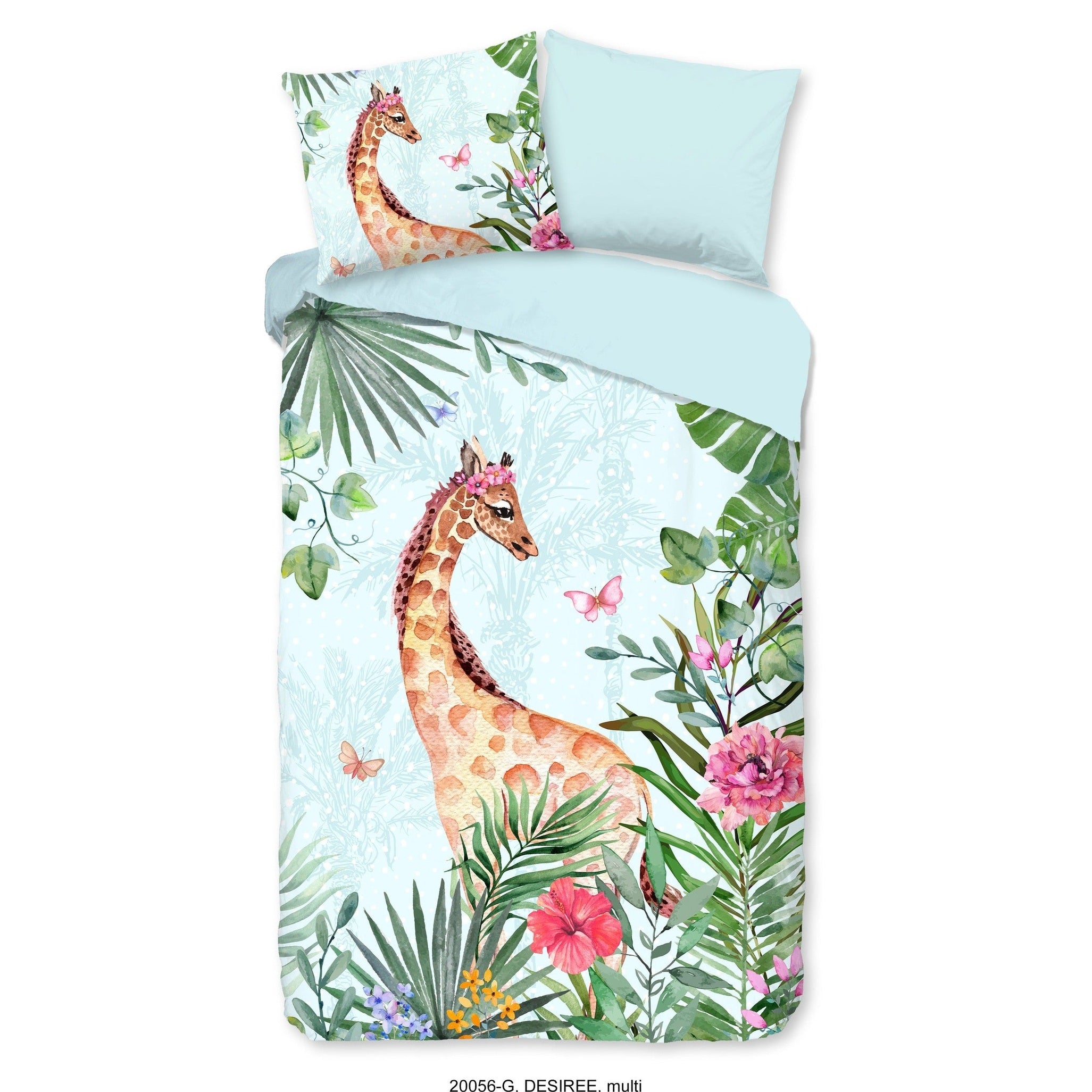 Housse de couette Good Morning Coton Desiree Aqua