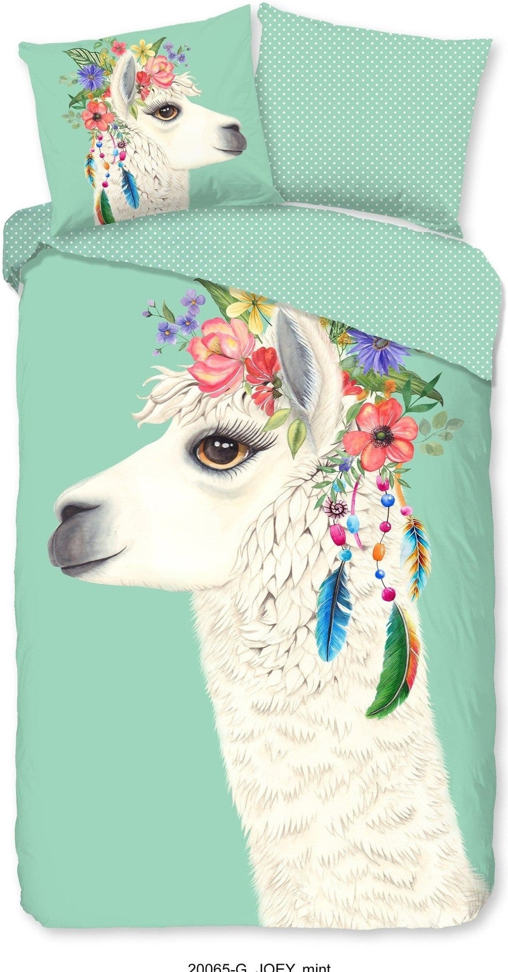 Good Morning Housse de Couette Coton Joey Menthe