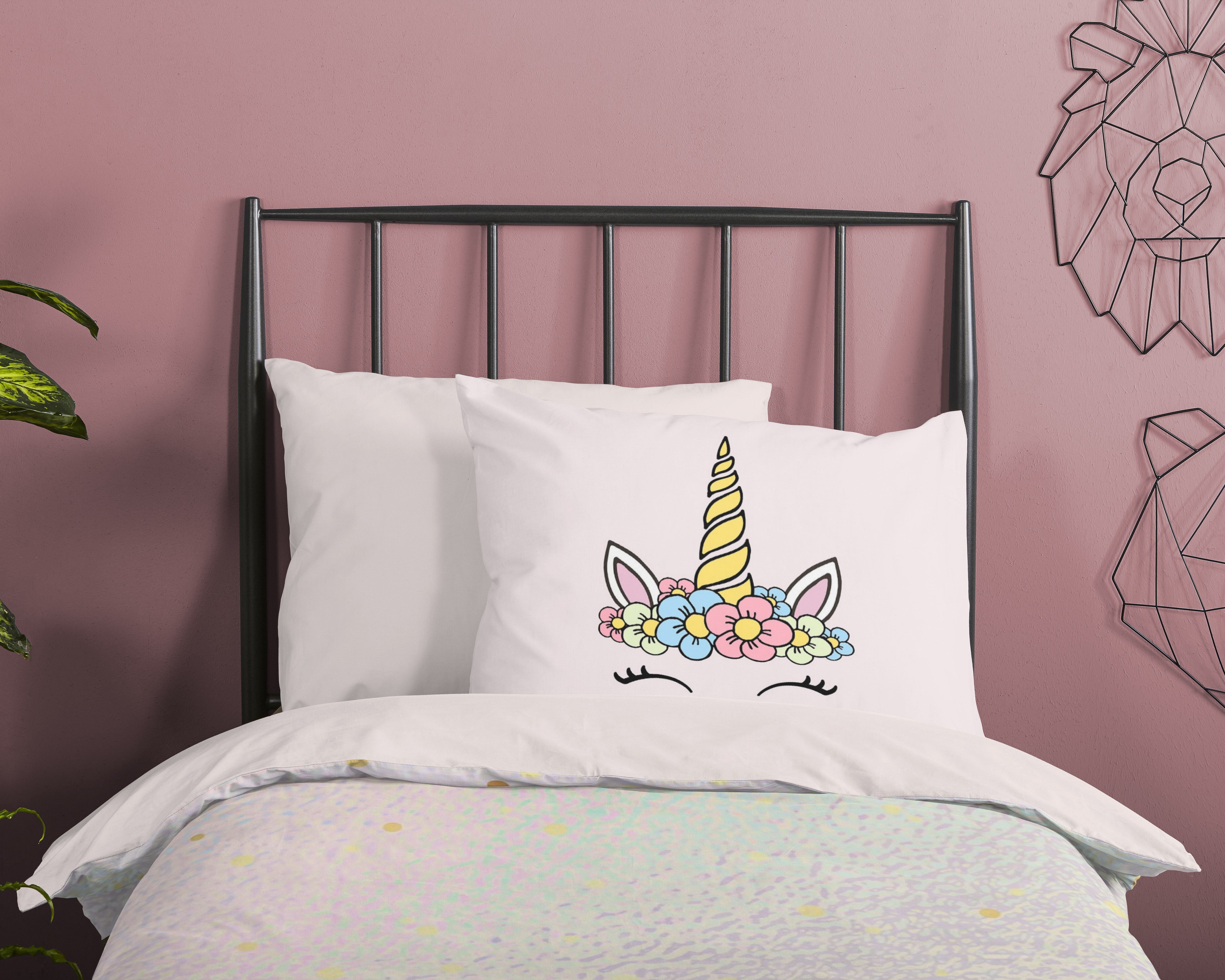 Housse de Couette Pure Microfibre Mandy Rose
