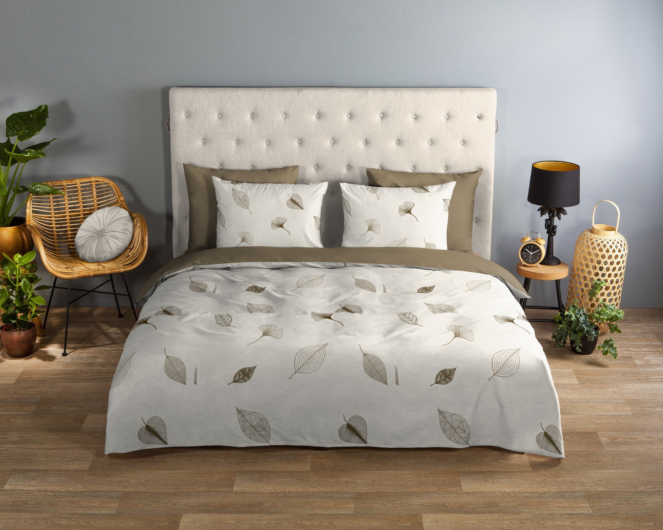 Good Morning Dekbedovertrek Katoen Saar - Ecru