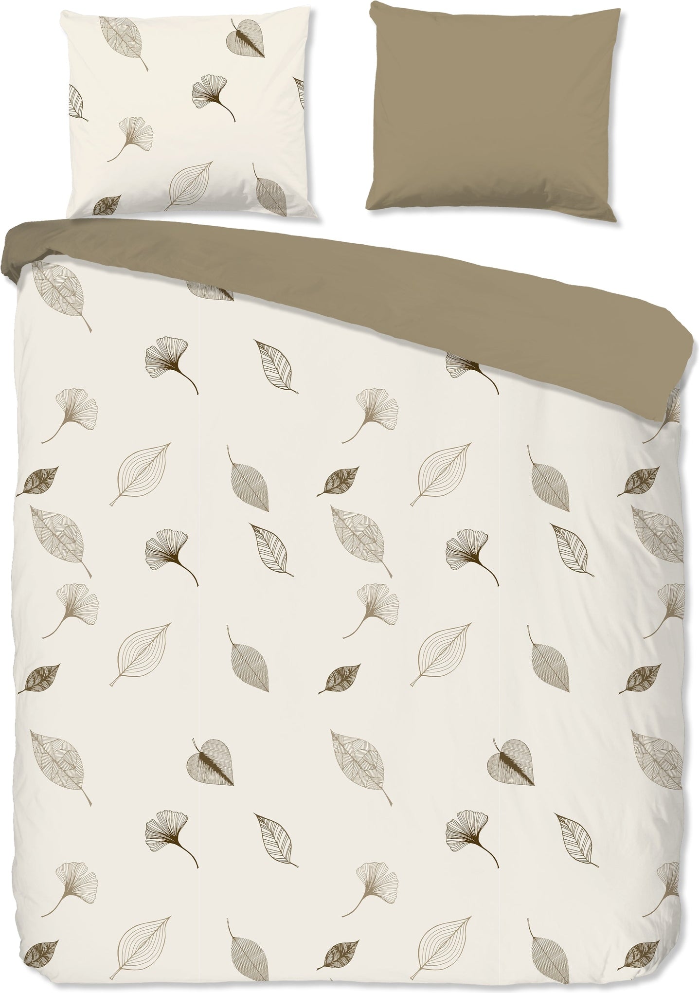 Good Morning Dekbedovertrek Katoen Saar - Ecru