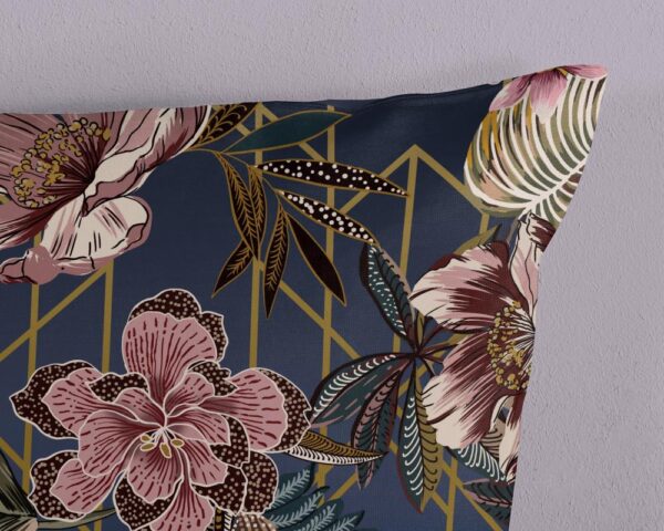 Pure Housse de Couette Microfibre Jos - Bleu Foncé