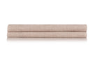 Zo Home topper hoeslaken Lino Sandy Beige katoen