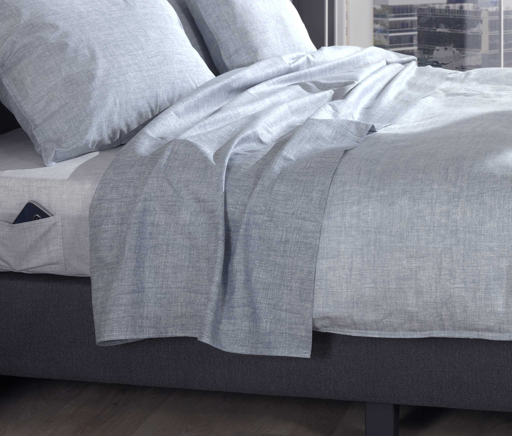 Zo Home laken Lino Denim katoen