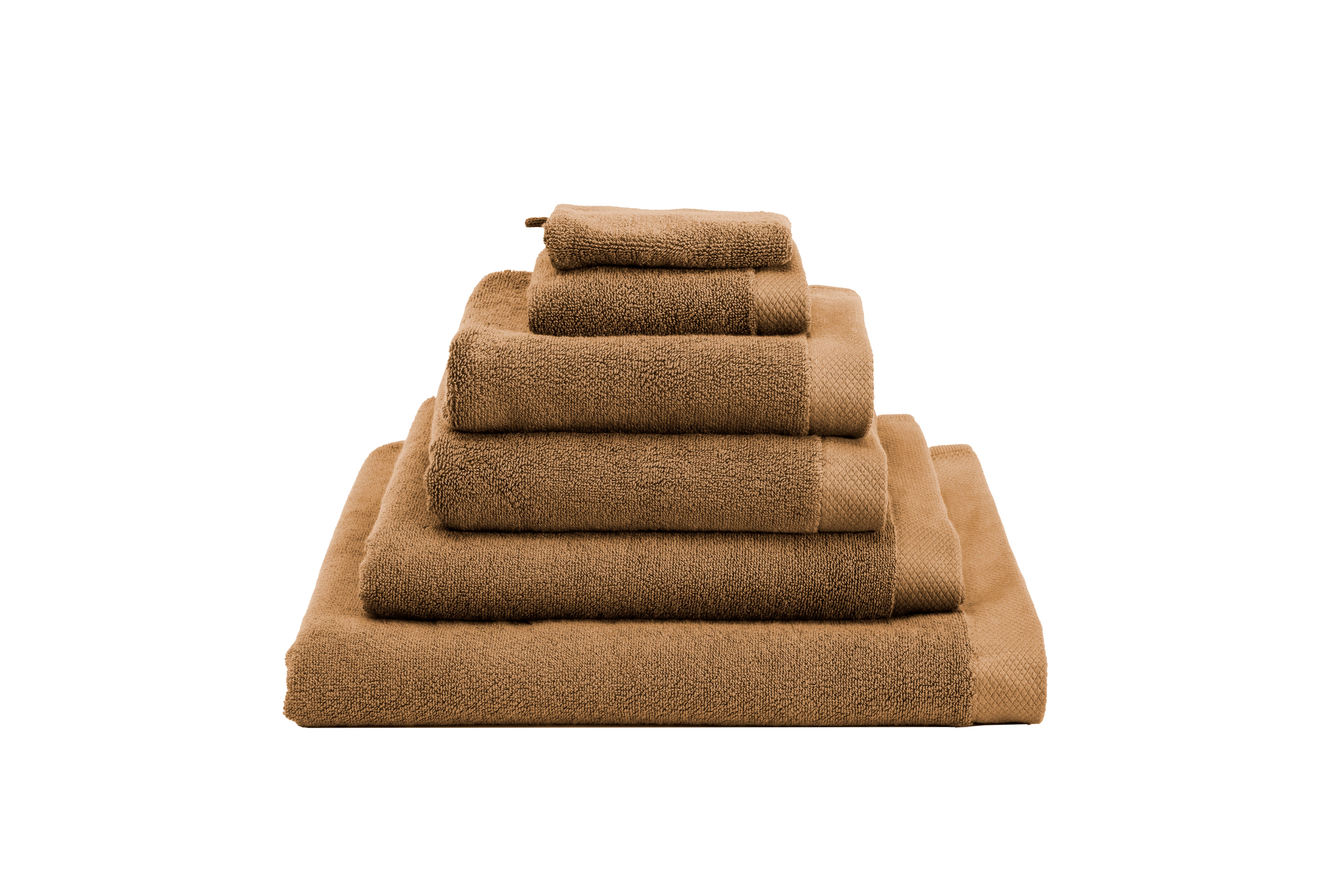 Heckettlane badtextiel Premium Cognac Brown