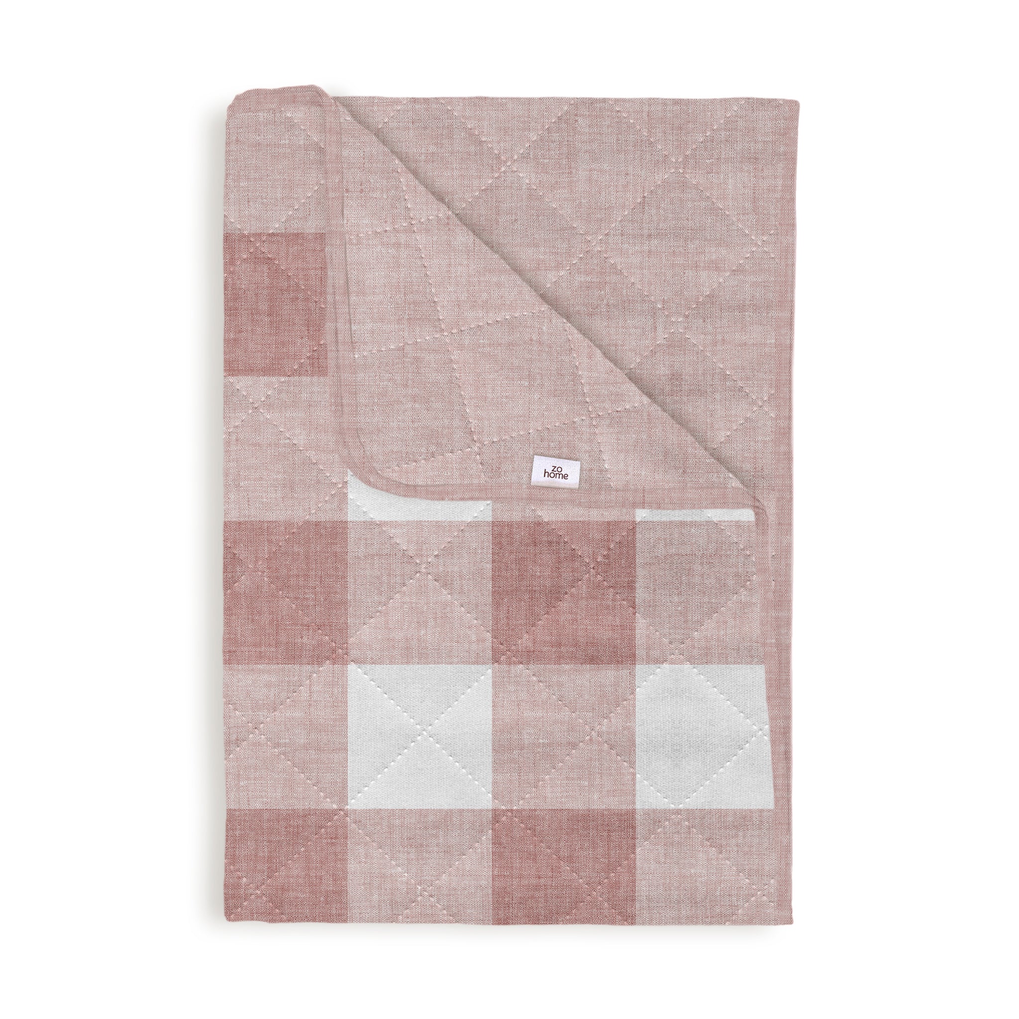 Zo Home bedsprei Quattro di Lino Shell Nude polyester