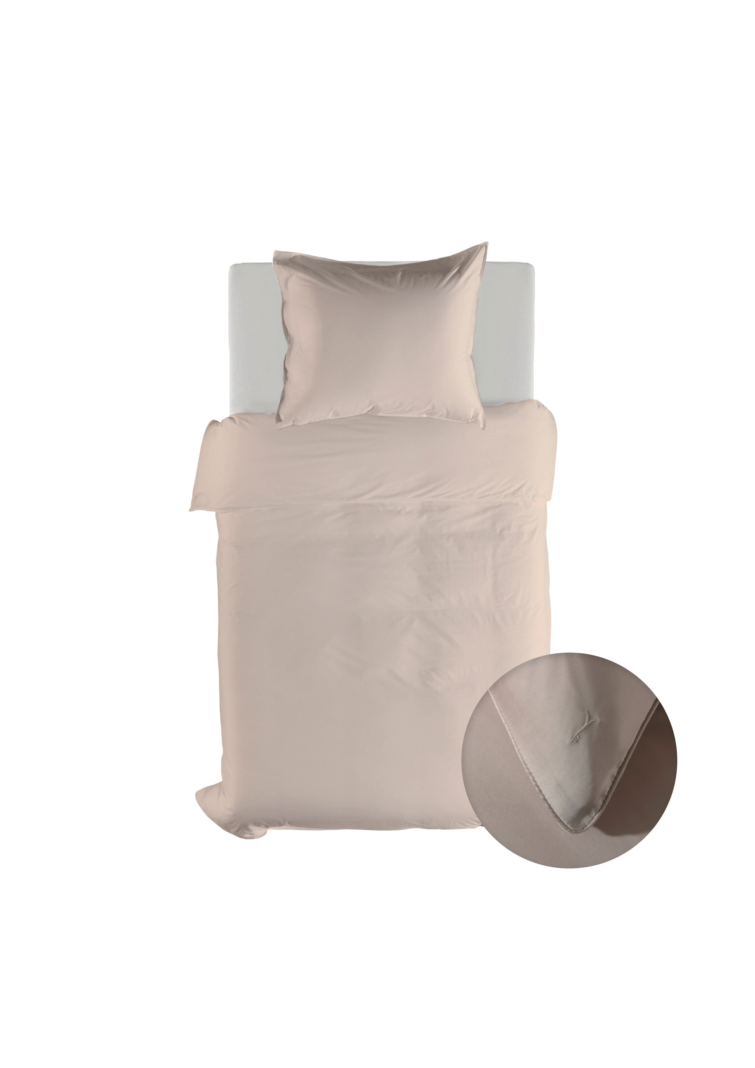 Yellow dekbedovertrek Suite New York Dollar Sand lyocell