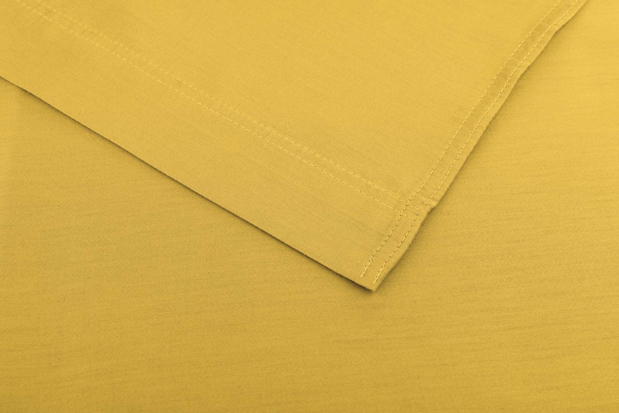 Zo Home laken Satinado Ochre Gold satijn