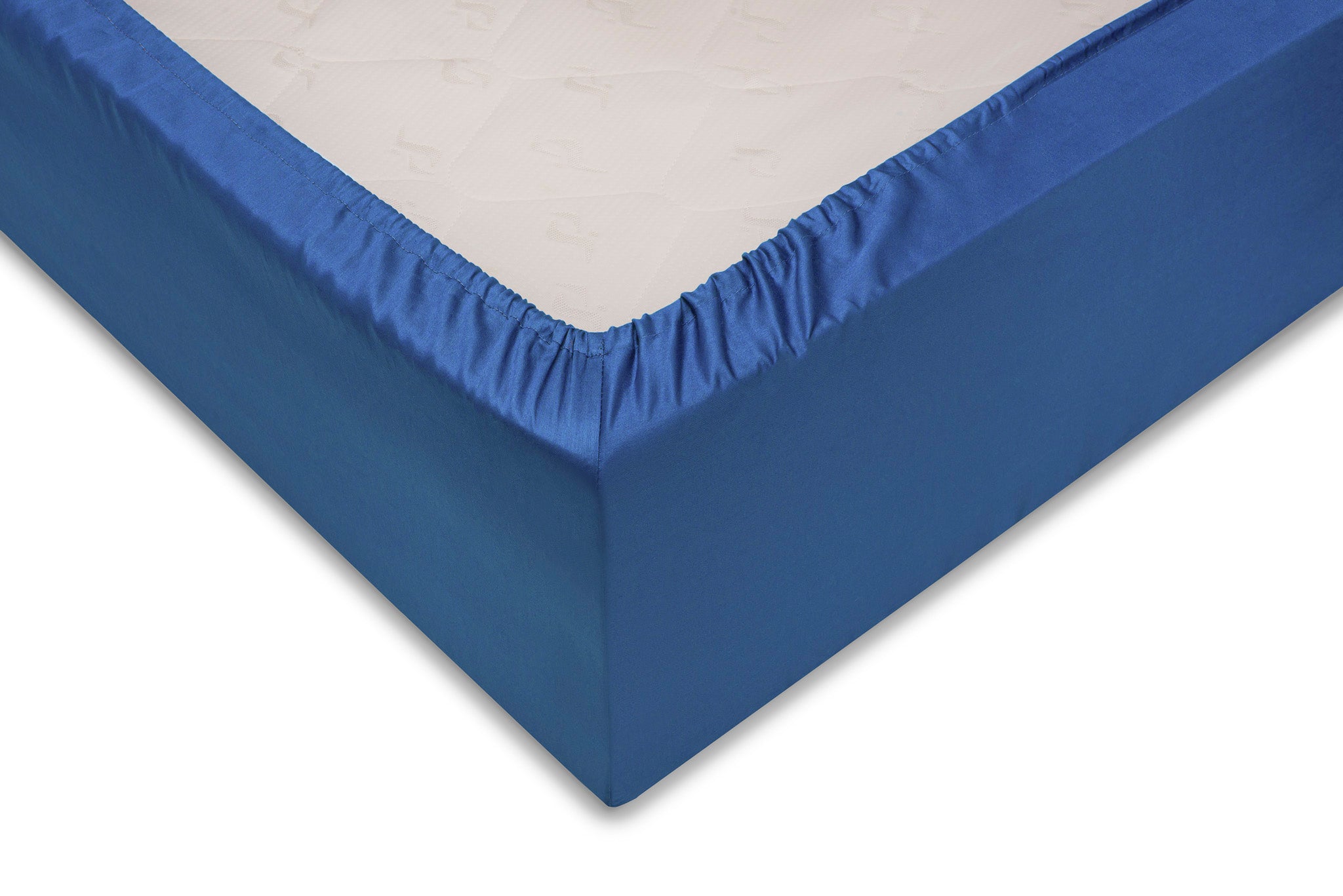 Zo Home hoeslaken Satinado Evening Blue satijn