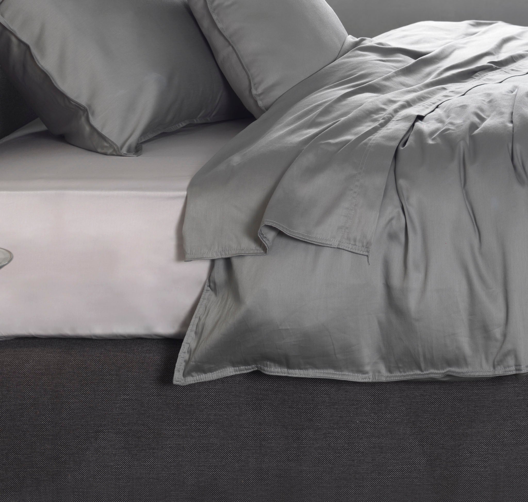 Zo Home laken Satinado Iron Grey satijn