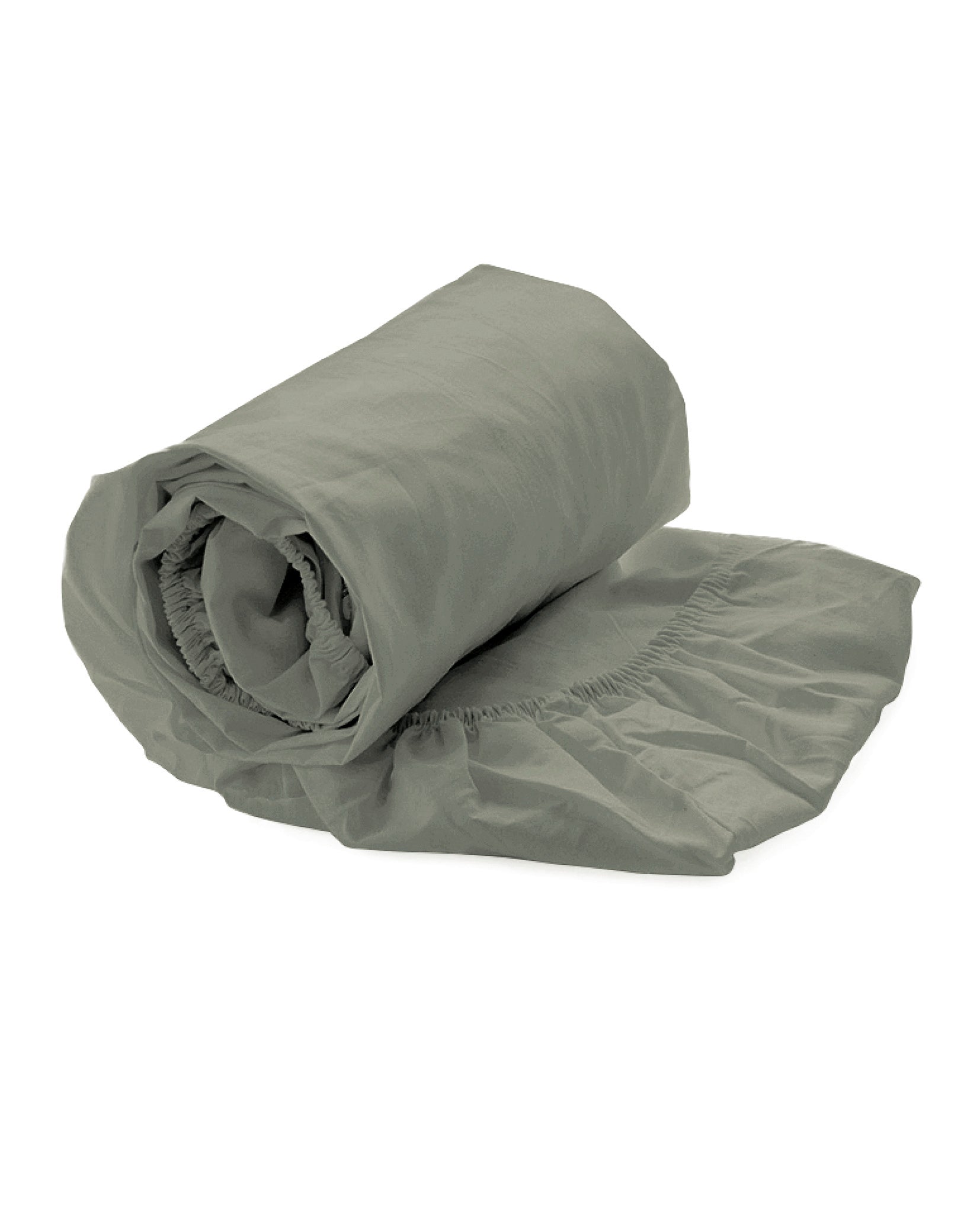 Yellow hoeslaken Percale Army Green katoen percale