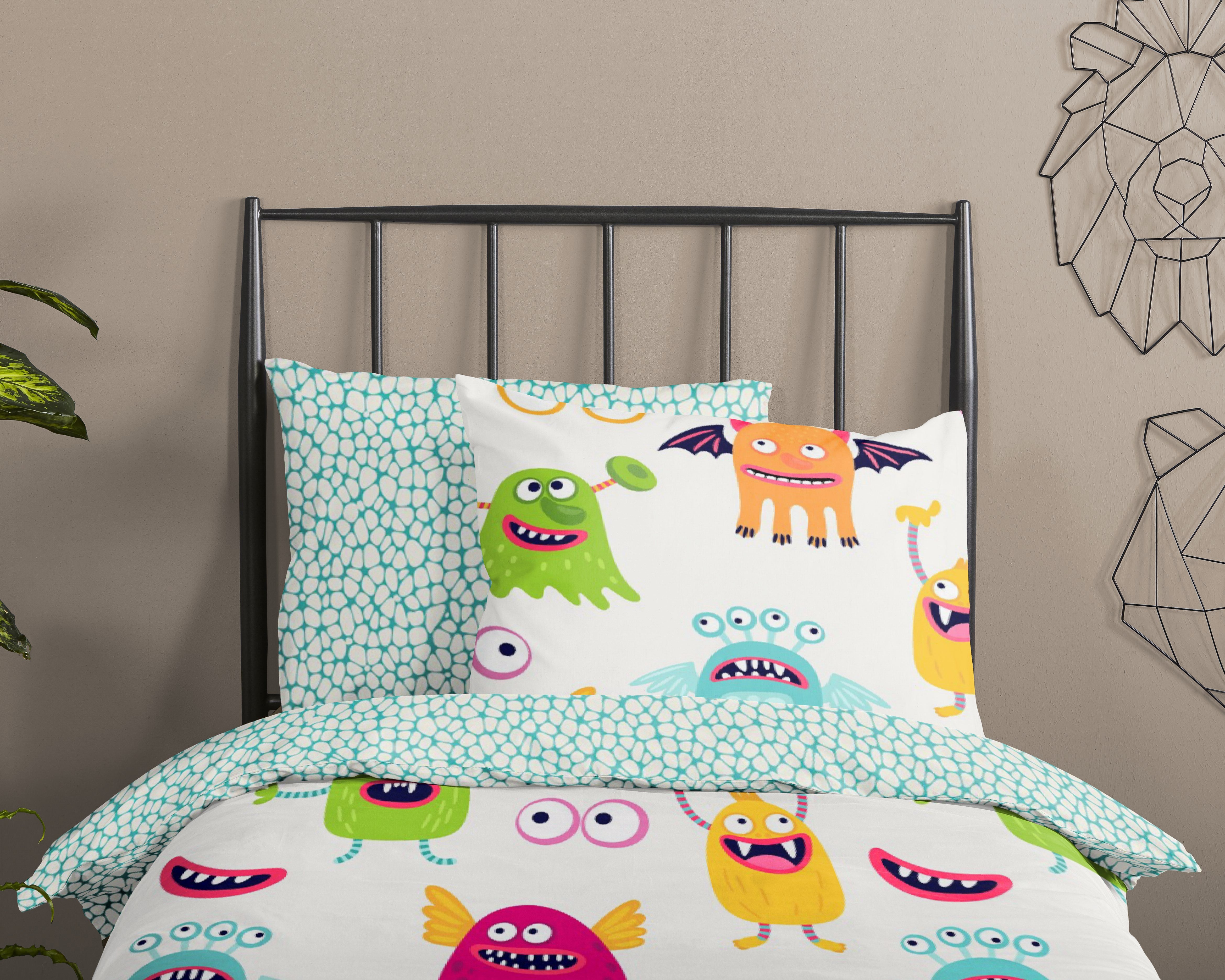 Good Morning Housse de Couette Coton Booh Multi