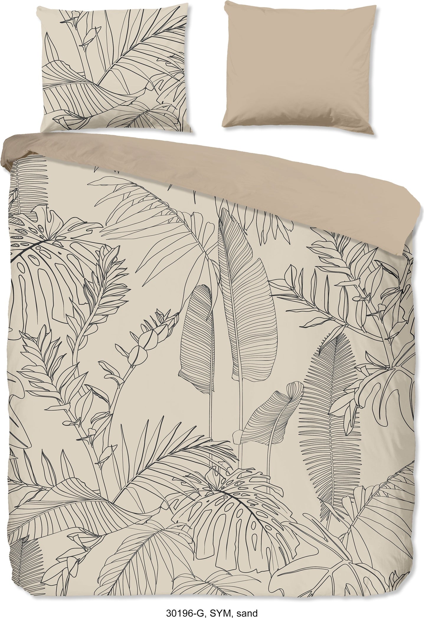 Good Morning Dekbedovertrek Katoen Sym - Sand