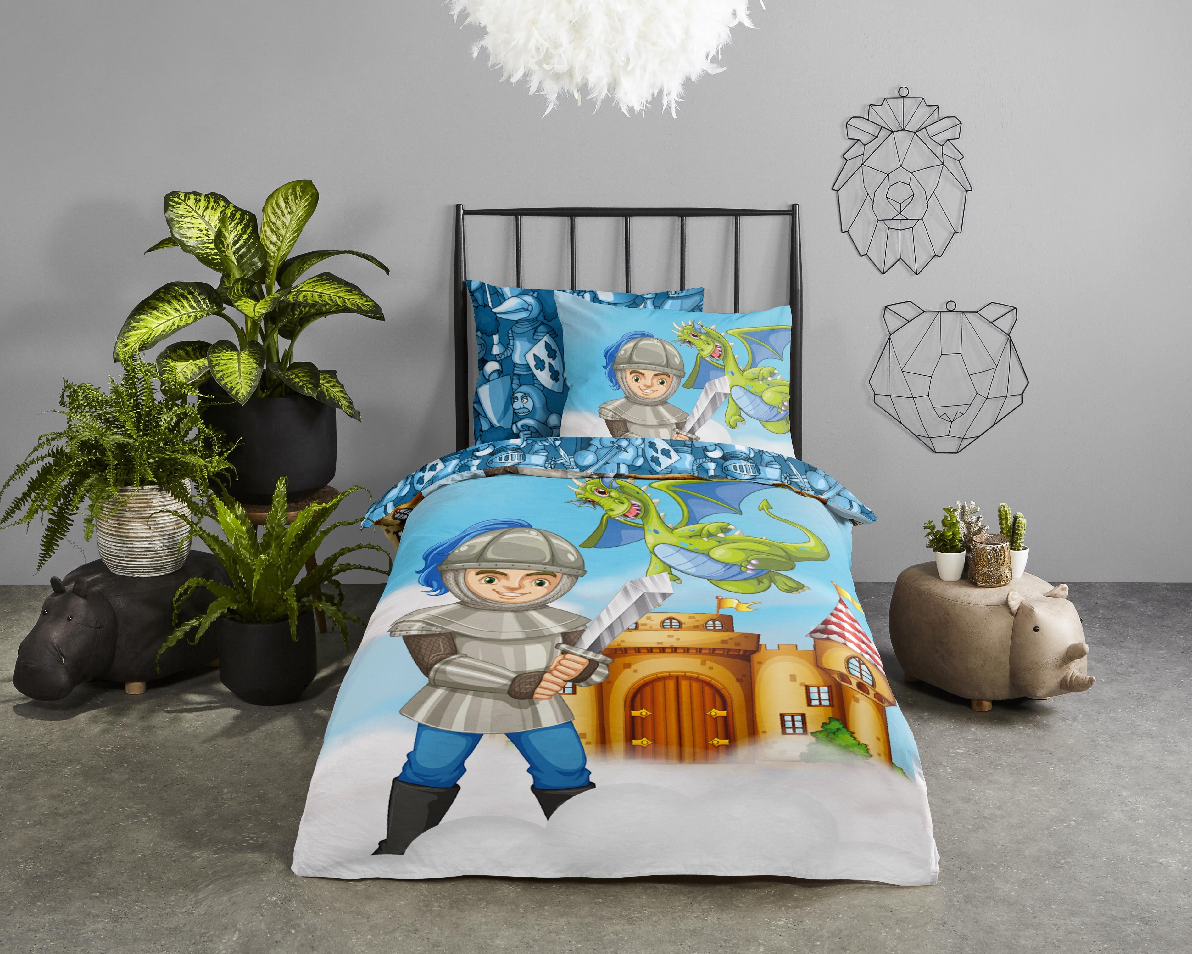 Good Morning Bettbezug Cotton Knight Multi