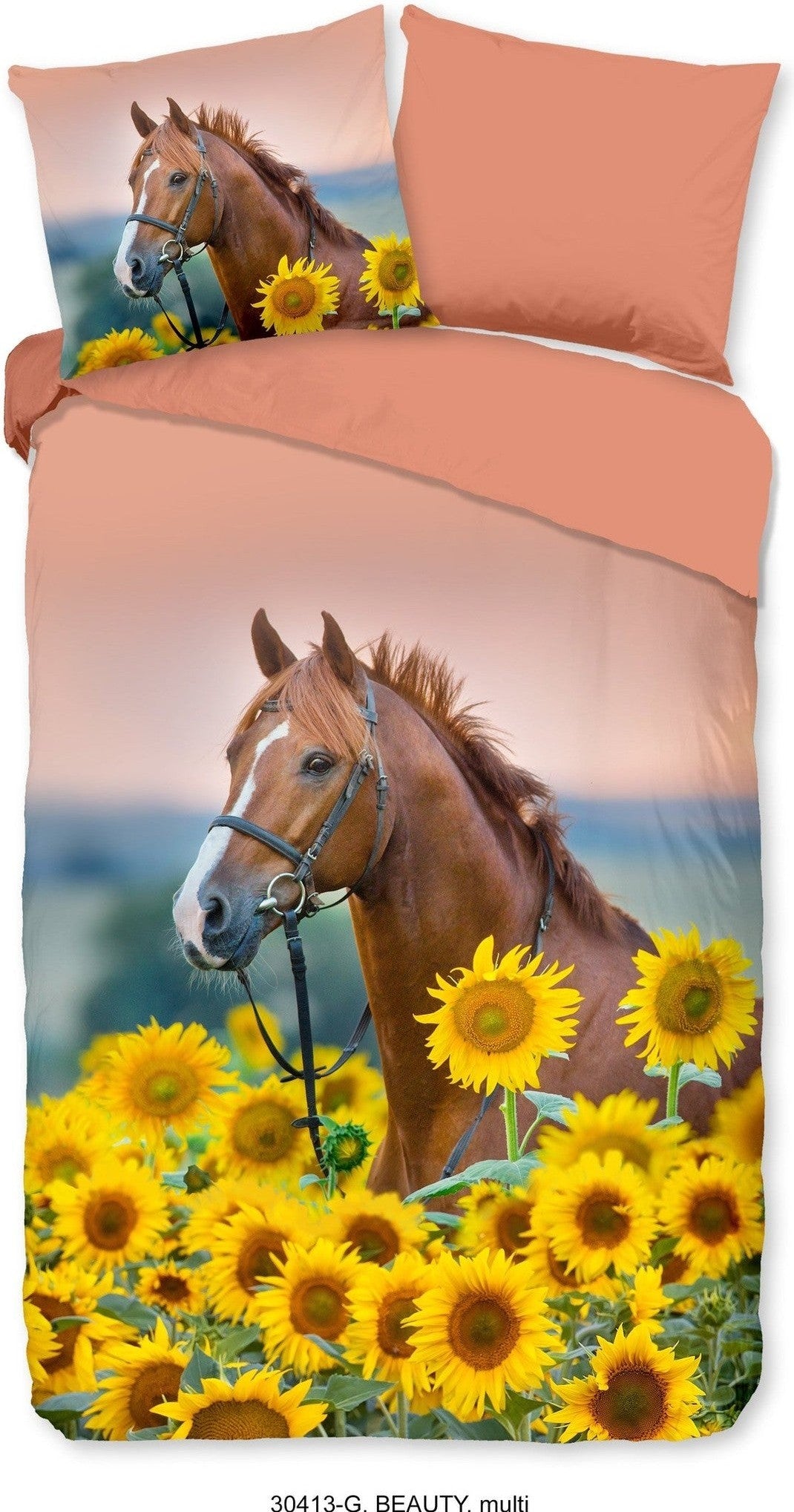 Good Morning Housse de Couette Coton Beauté Multi