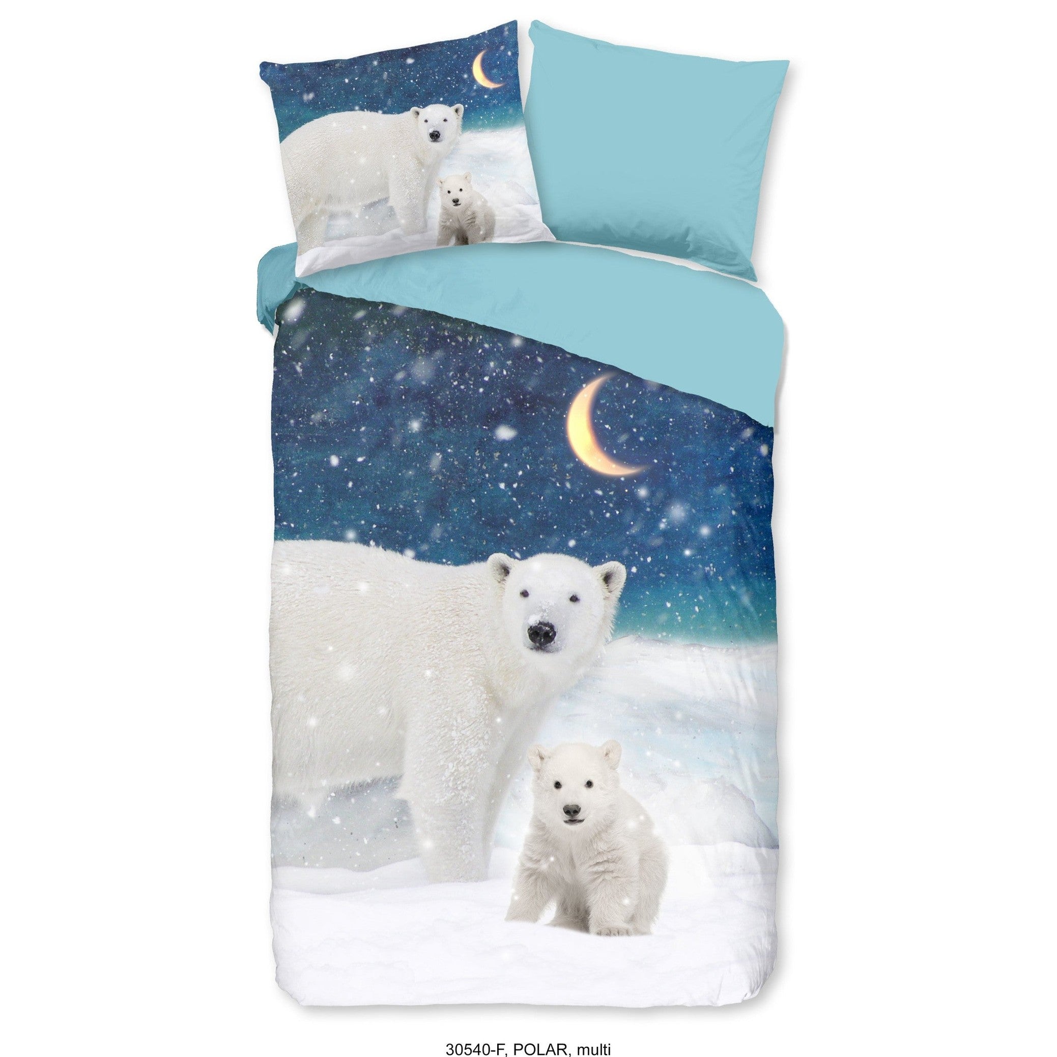 Good Morning Housse de Couette Flanelle Polar Multi