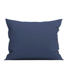 Yellow kussensloop Percale Midnight Blue percale