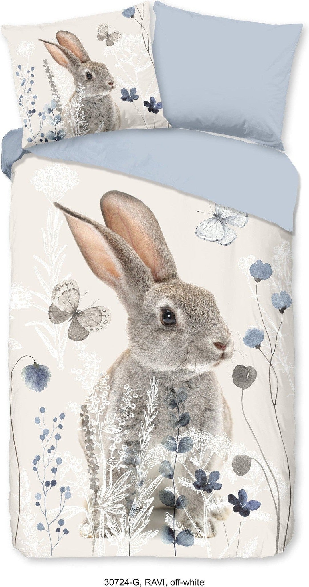 Housse de Couette Good Morning Coton Ravi Ecru