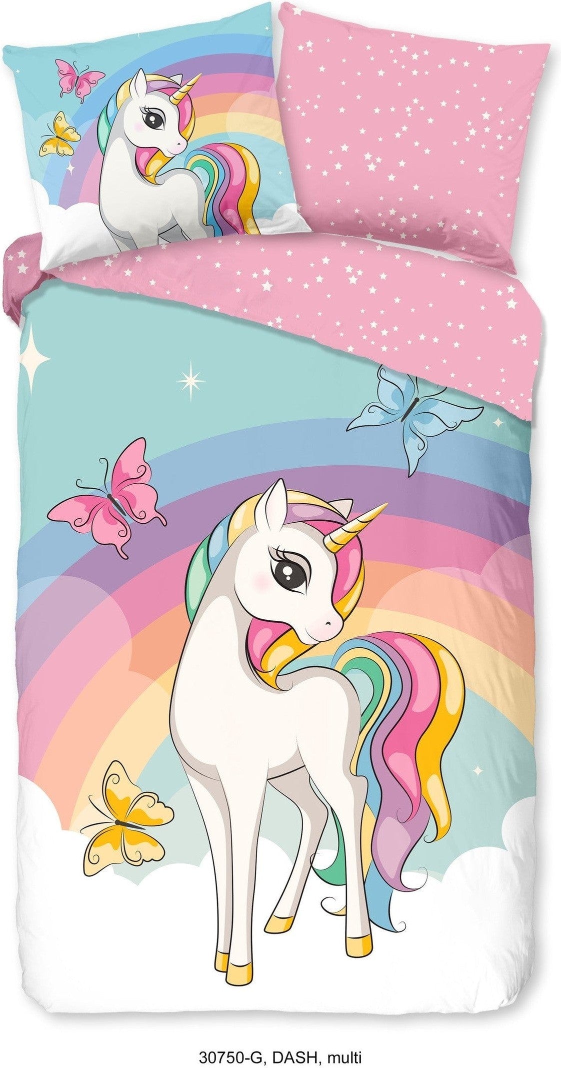 Good Morning Housse de Couette Coton Dash Multi